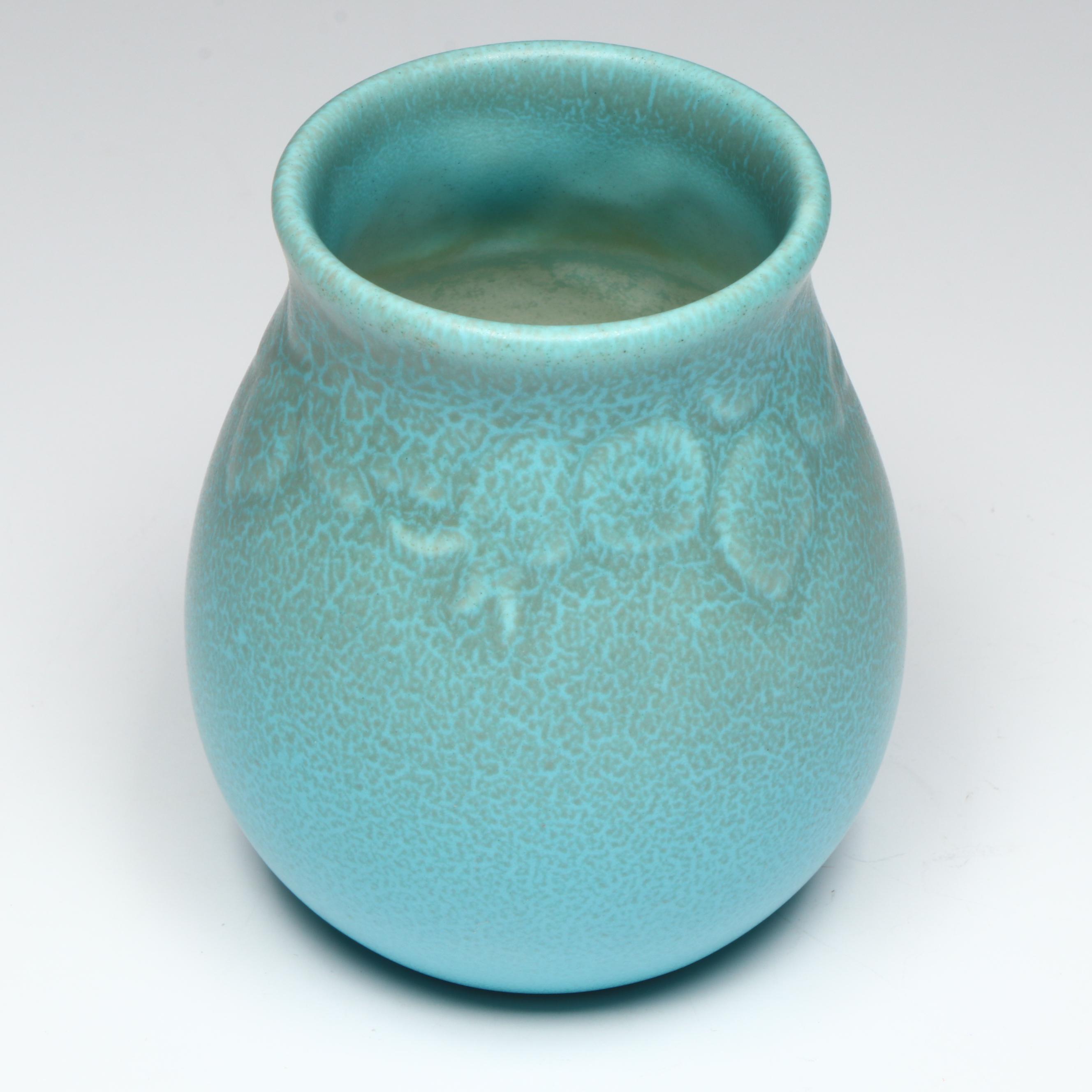 Rookwood Pottery Molten Glaze Berry and Leaf Vase, 1931