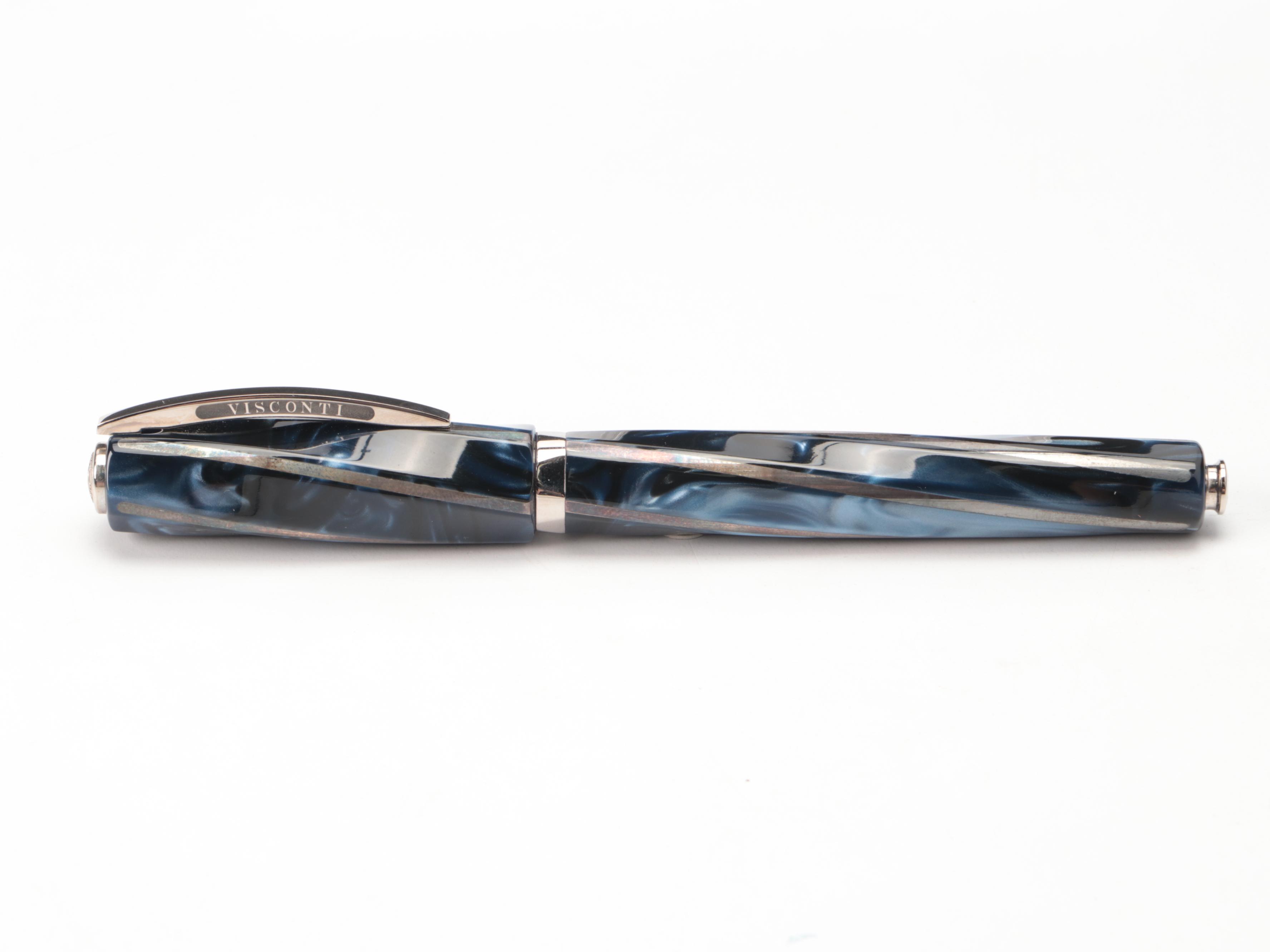 Visconti "Divina Elegance" Imperial Blue Oversize Fountain Pen