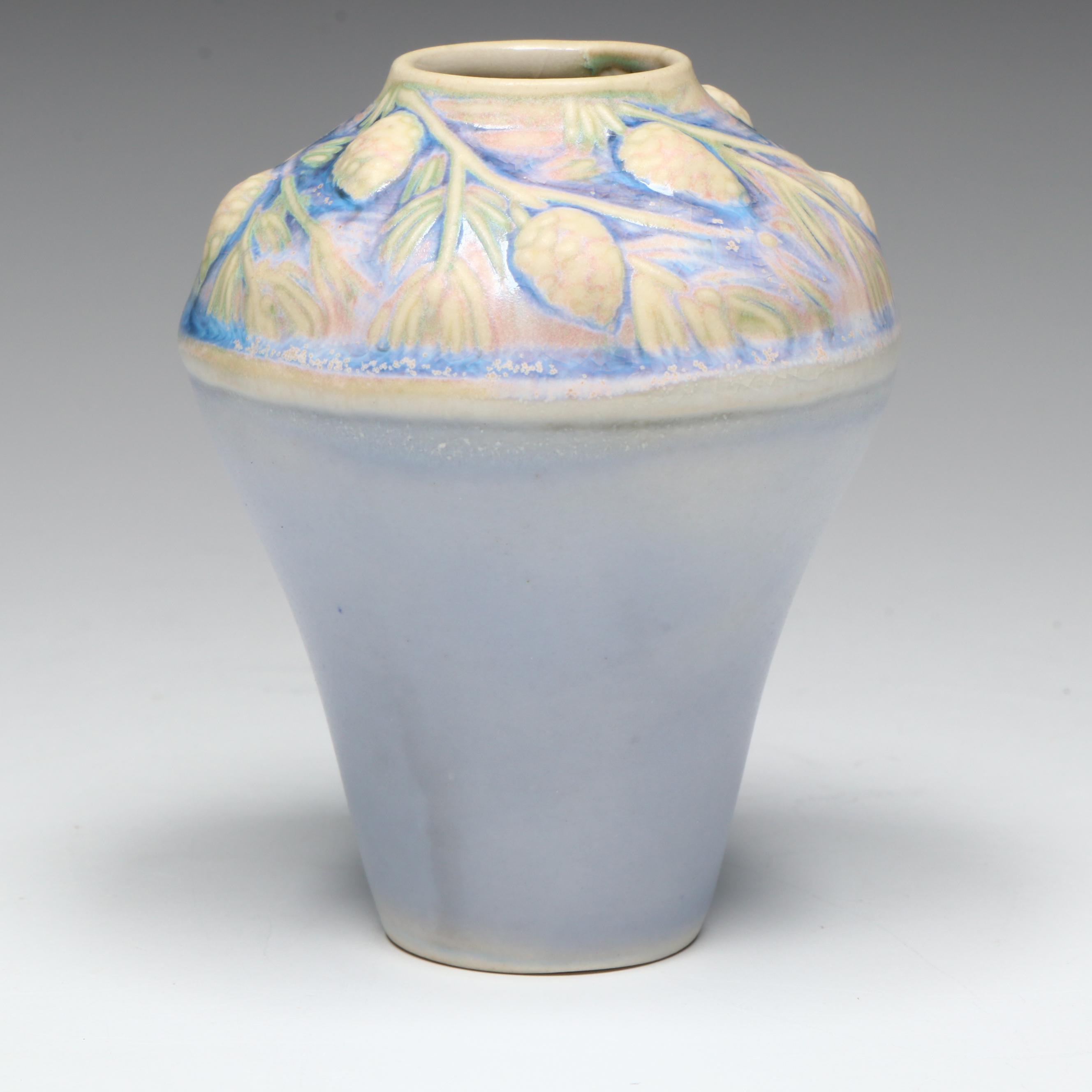 Rookwood Pottery Art Deco Style Pine Cone Vase, 2012