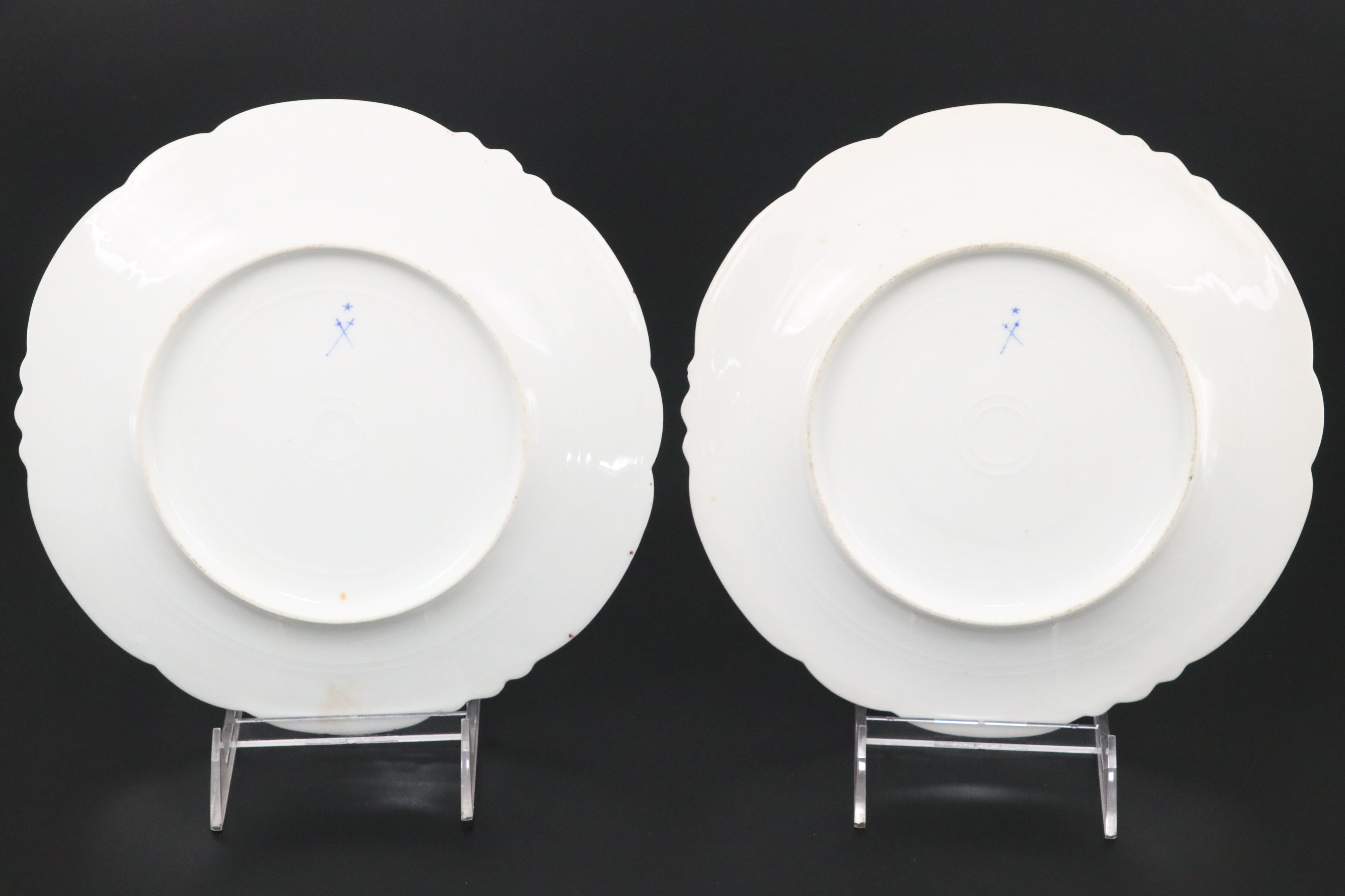 Continental European Style Porcelain Armorial Plates