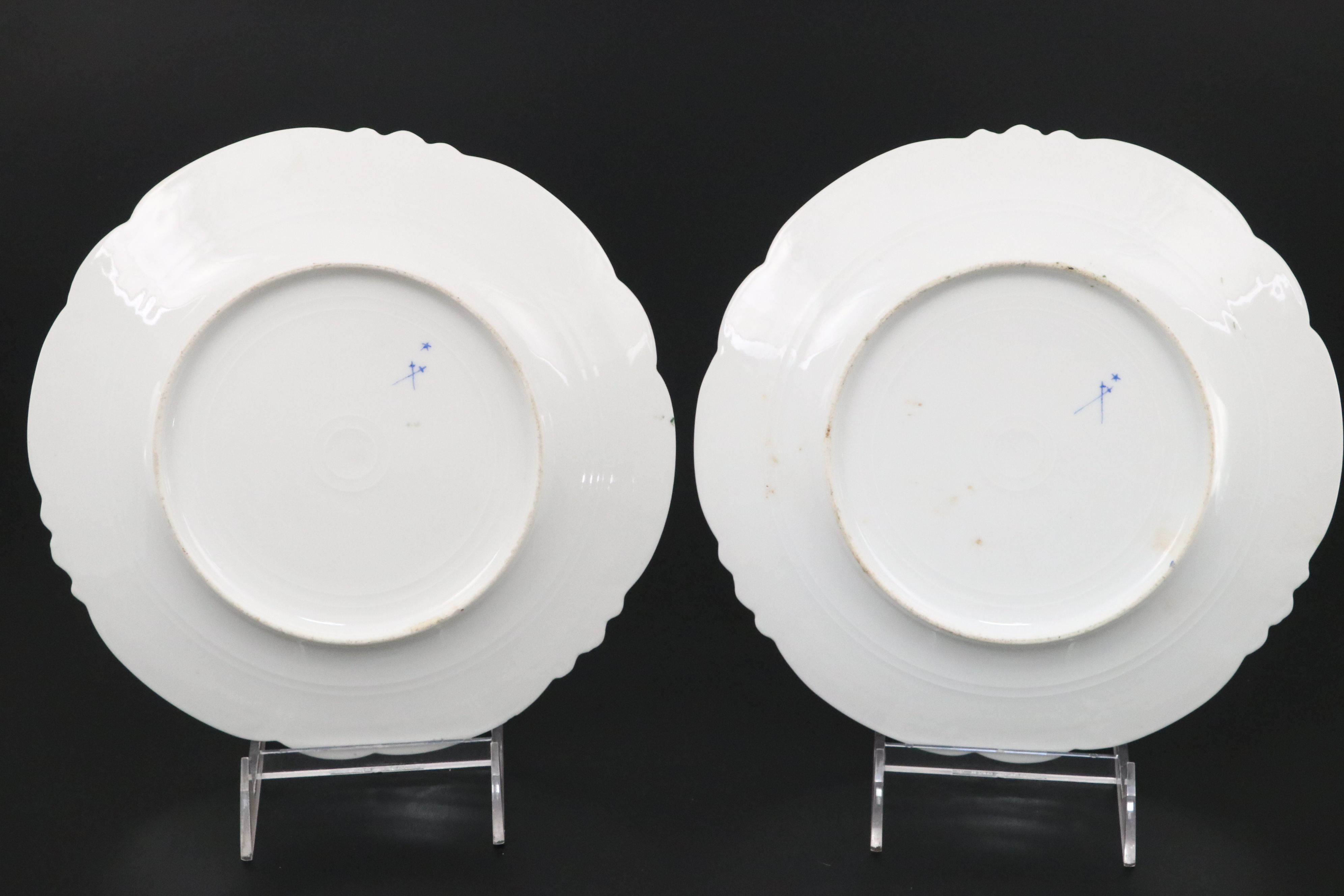 Continental European Style Porcelain Armorial Plates
