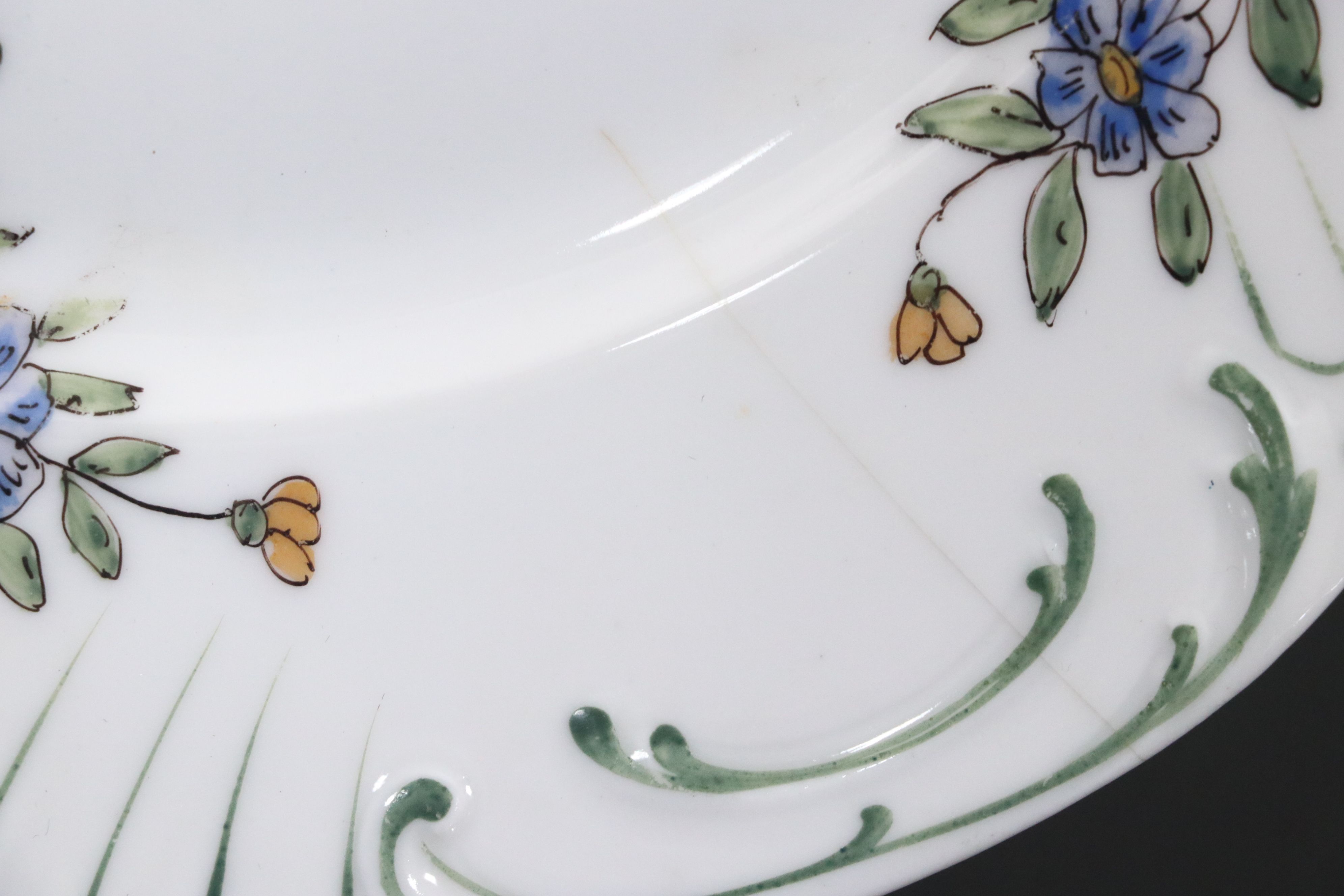 Continental European Style Porcelain Armorial Plates