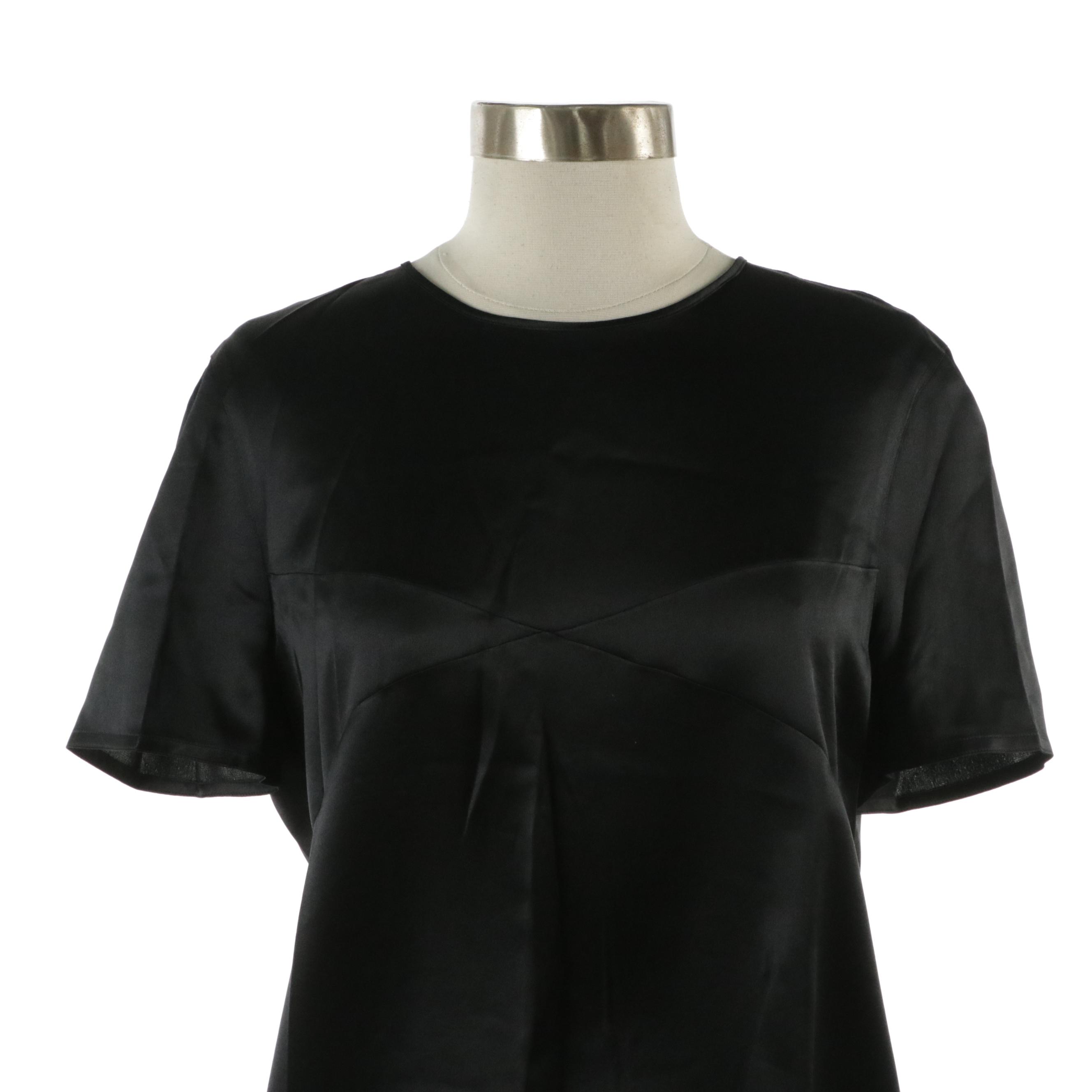 Chanel Autumn Collection Short Sleeve Top in Silk