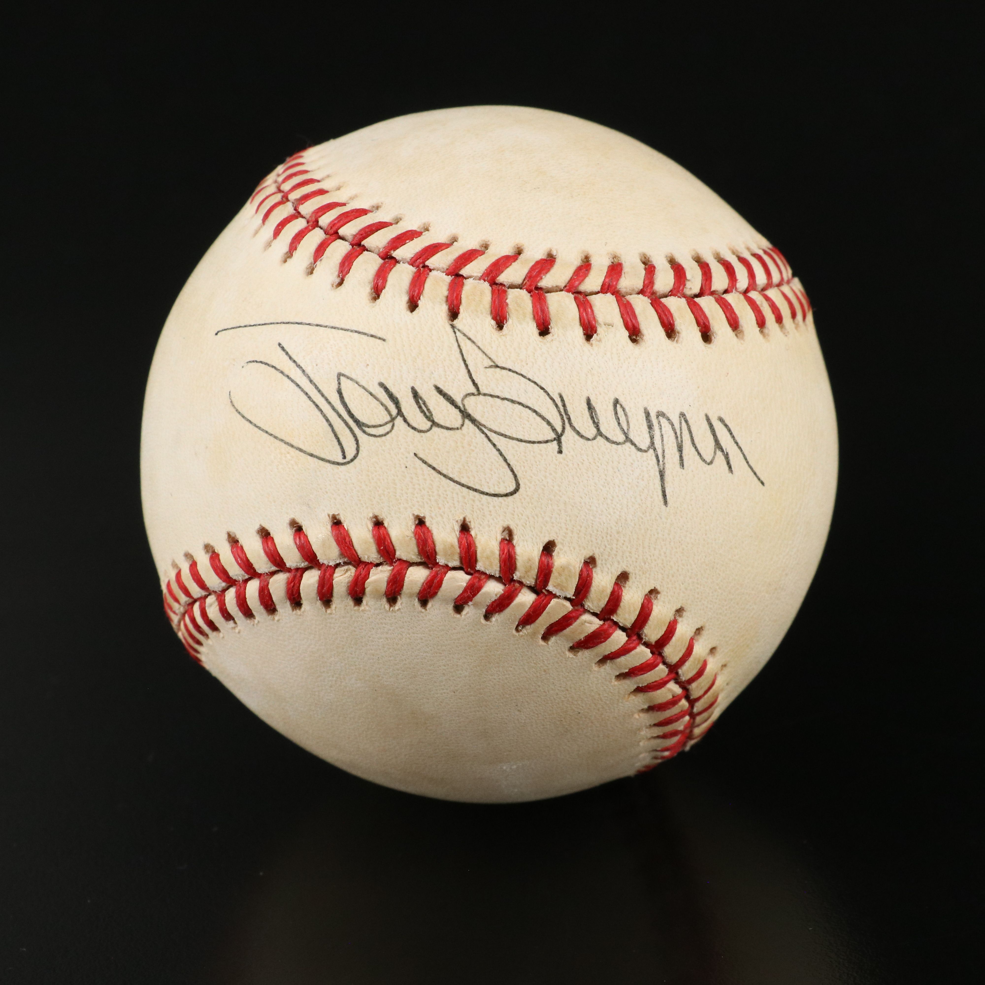 Tony Gwynn Signed Rawlings Official National League Baseball & 1986 Donruss Card