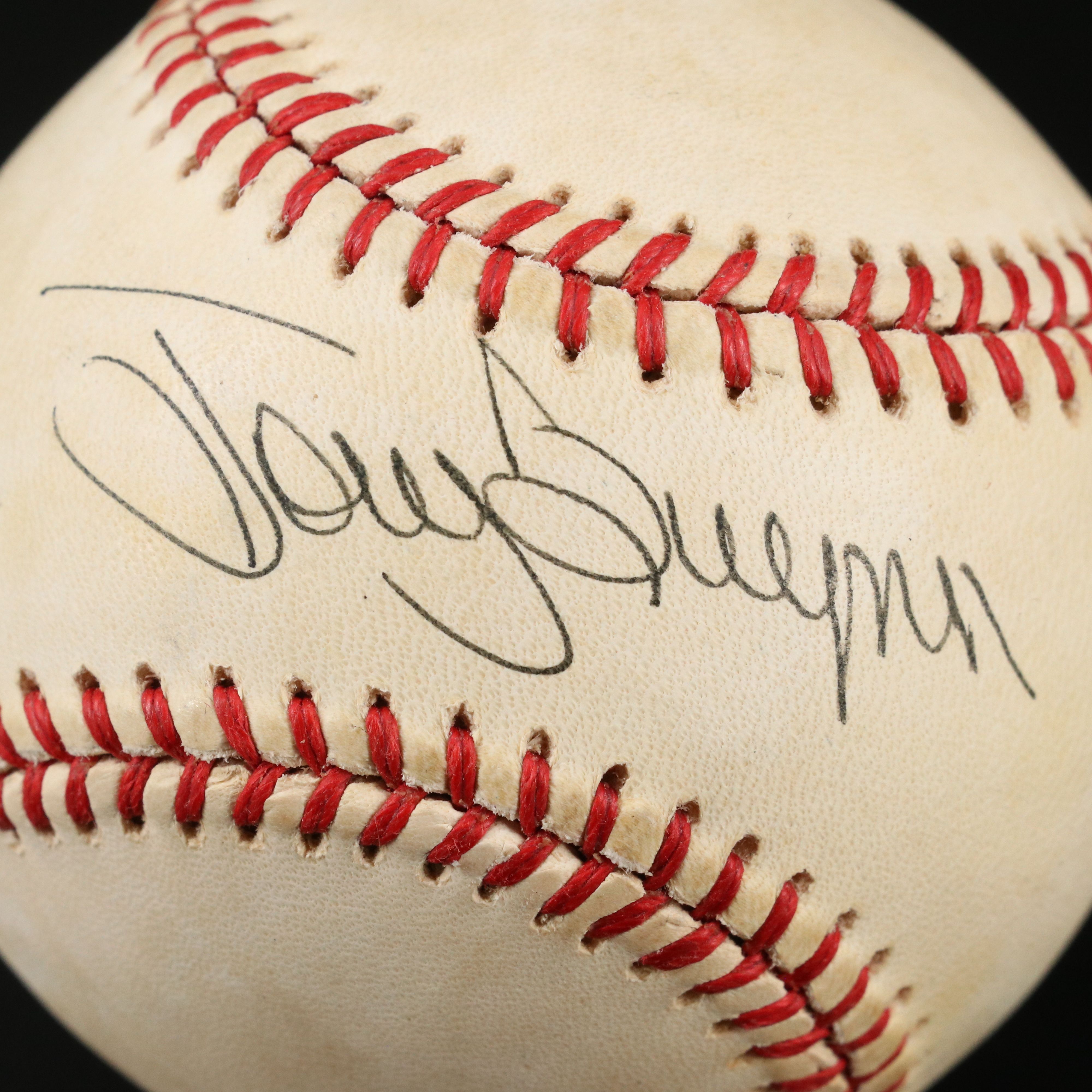 Tony Gwynn Signed Rawlings Official National League Baseball & 1986 Donruss Card