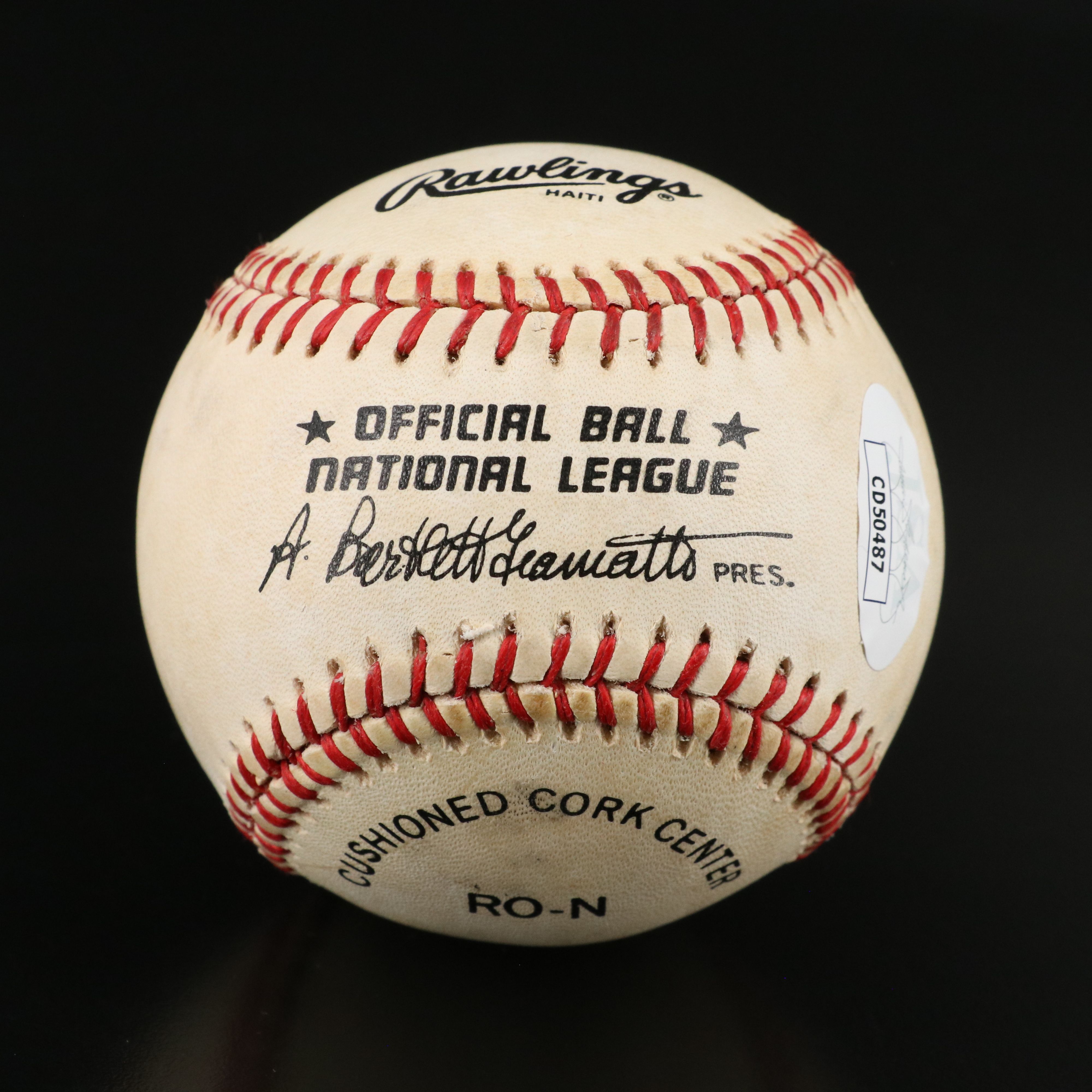 Tony Gwynn Signed Rawlings Official National League Baseball & 1986 Donruss Card