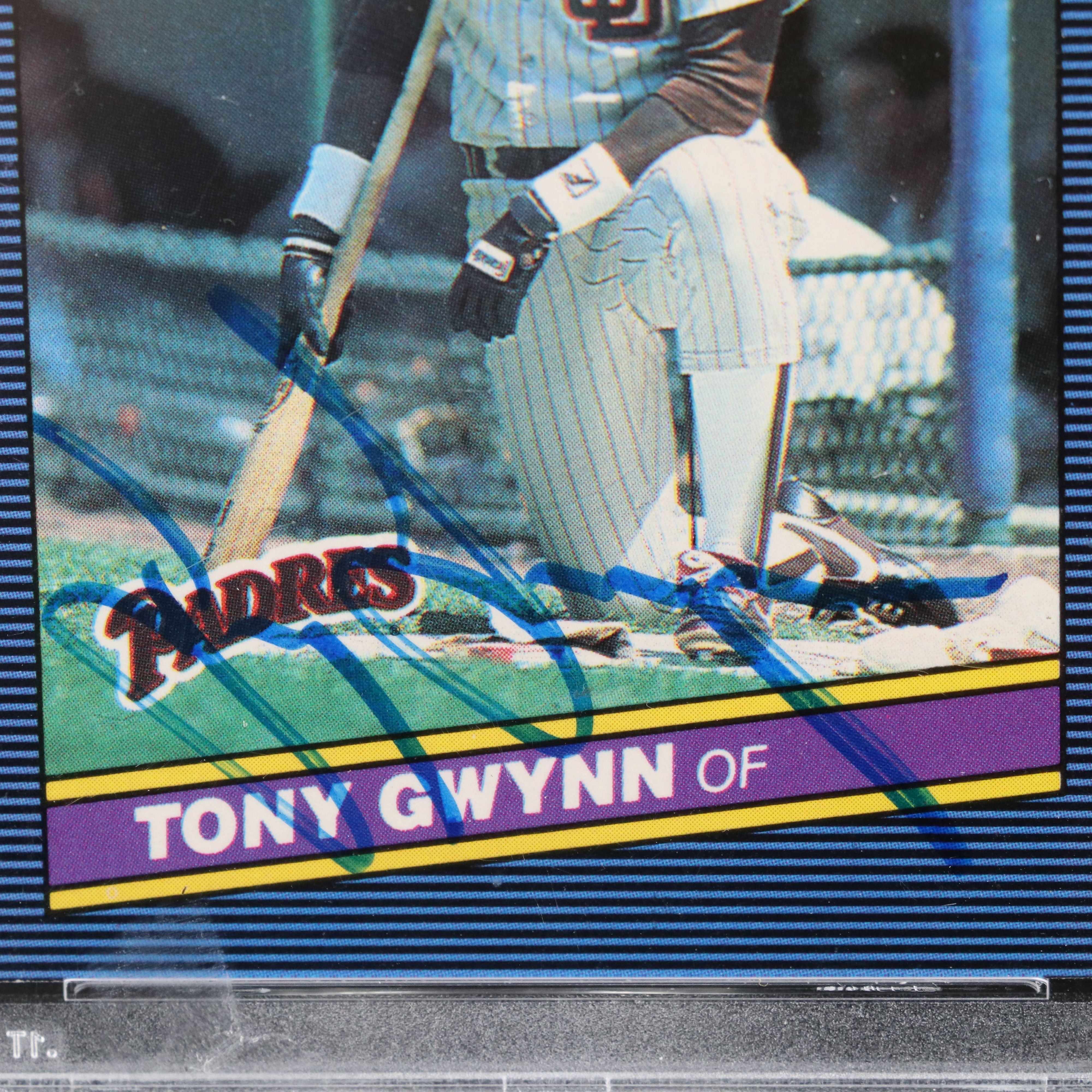 Tony Gwynn Signed Rawlings Official National League Baseball & 1986 Donruss Card