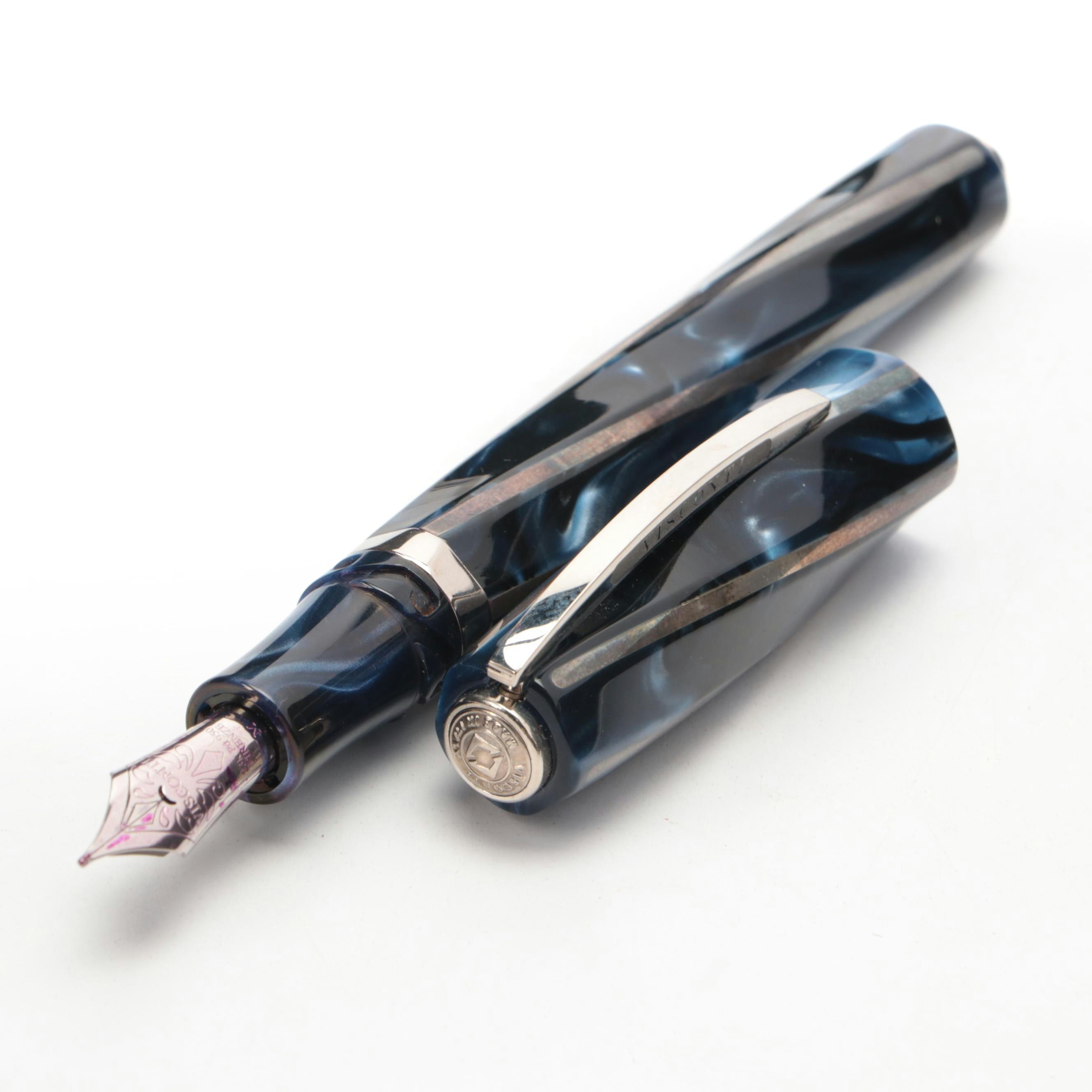 Visconti "Divina Elegance" Imperial Blue Oversize Fountain Pen