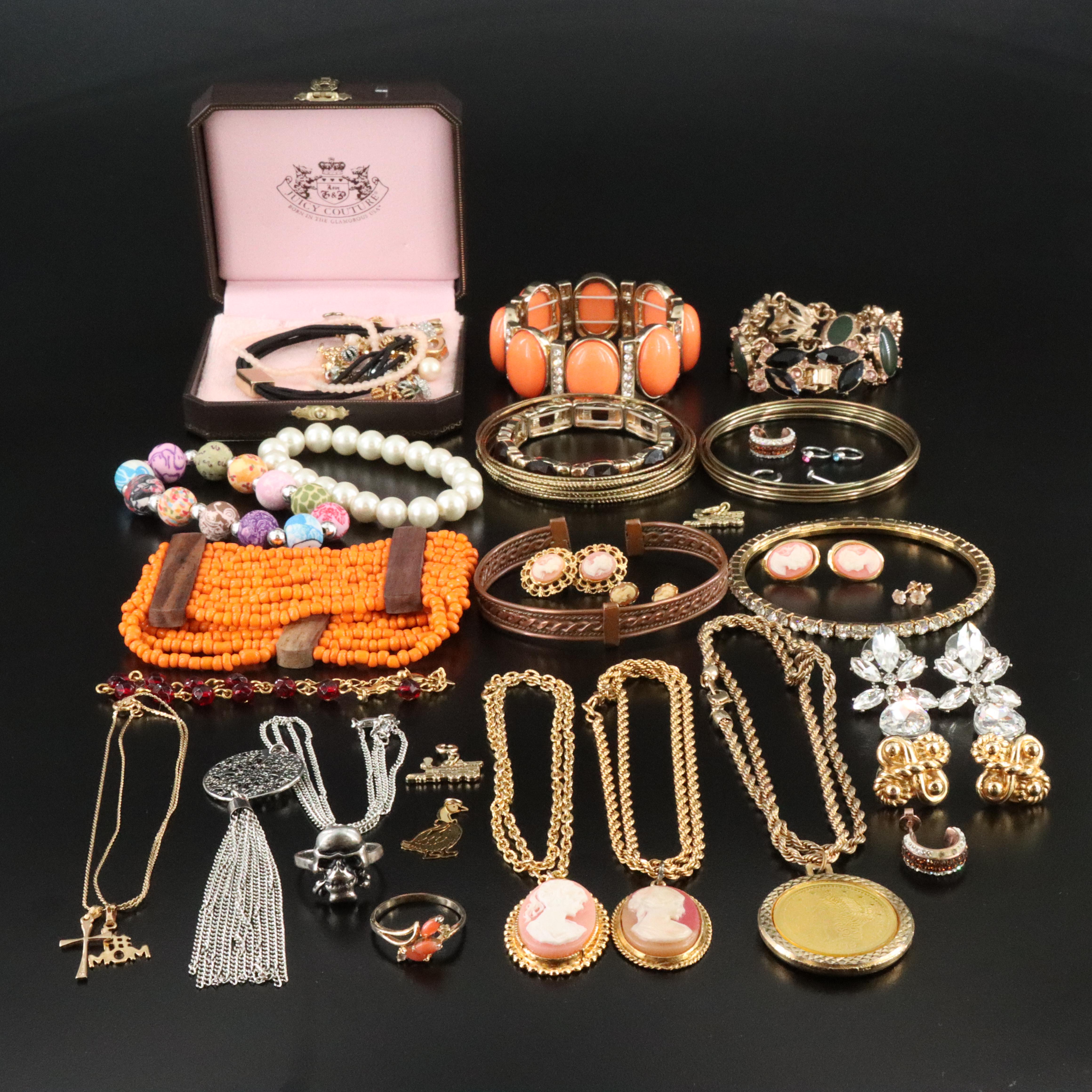 Juicy Couture, J Crew and Body Jewelry Featured in Jewelry Assortment