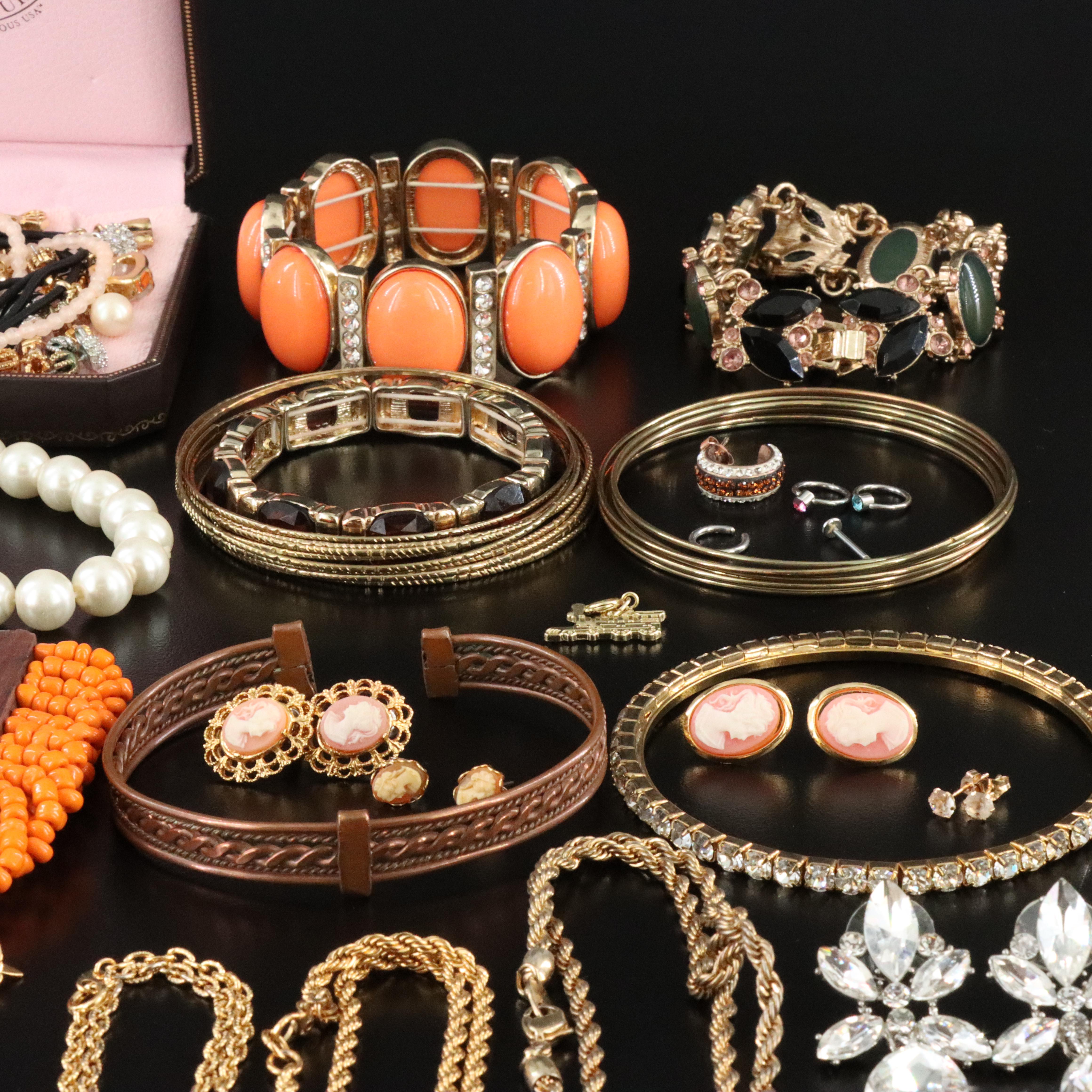 Juicy Couture, J Crew and Body Jewelry Featured in Jewelry Assortment