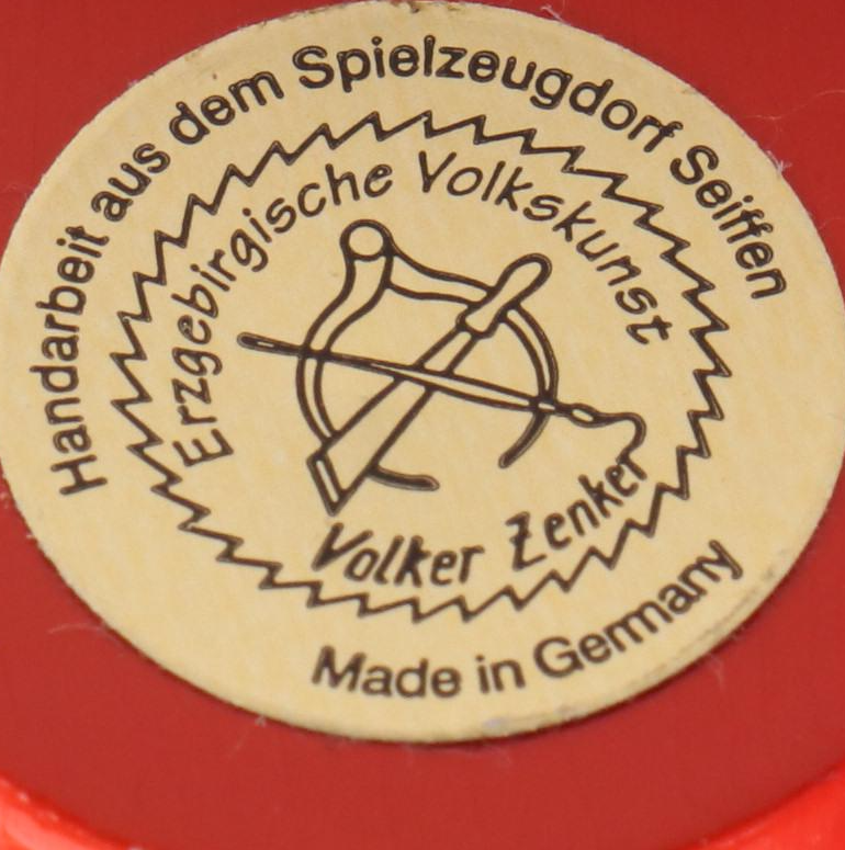 Erzgebirge Holzkunst German Candle Holder with Other Santa Claus Decor