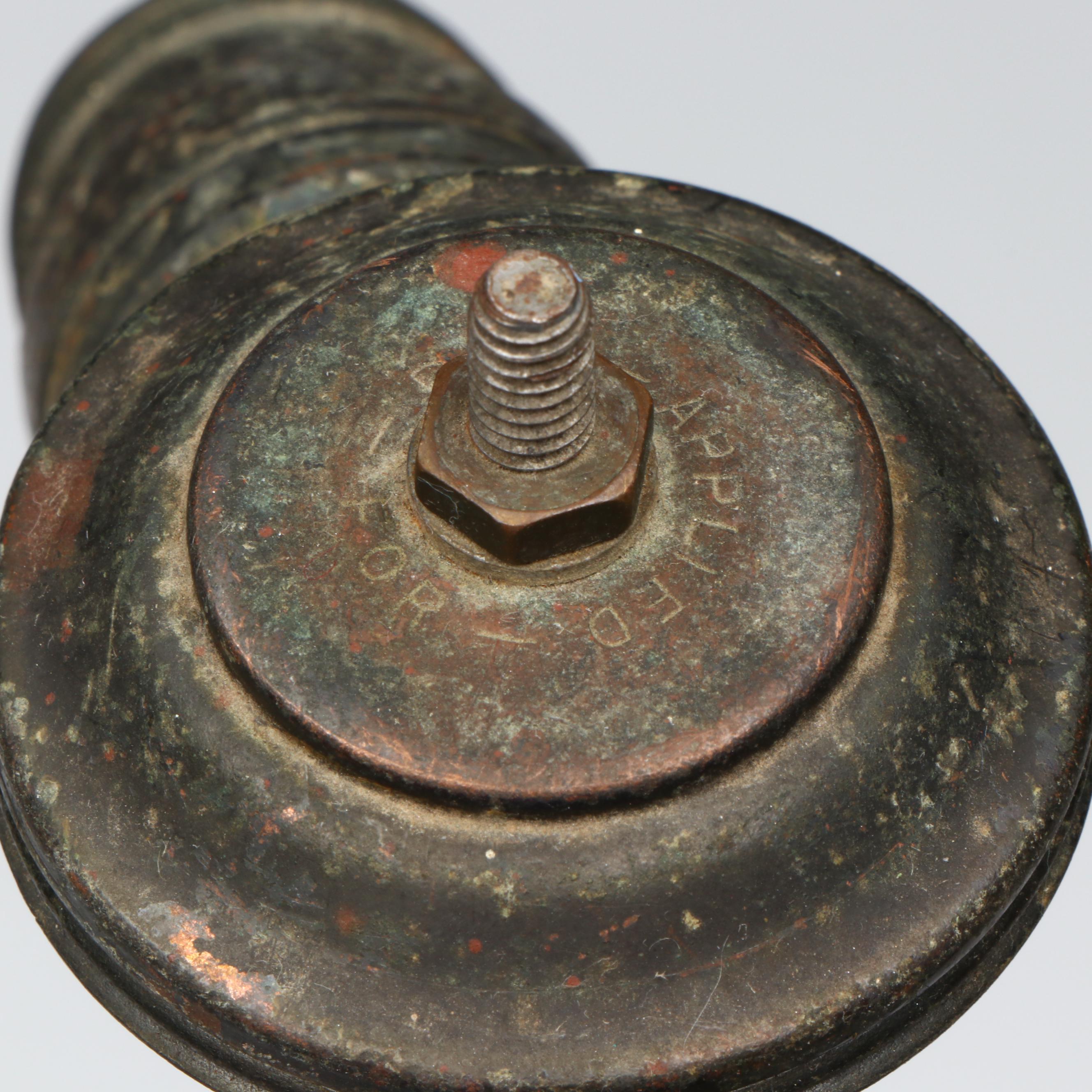 Arts and Crafts Art Pottery Handled Vase Table Lamp, Early 20th Century