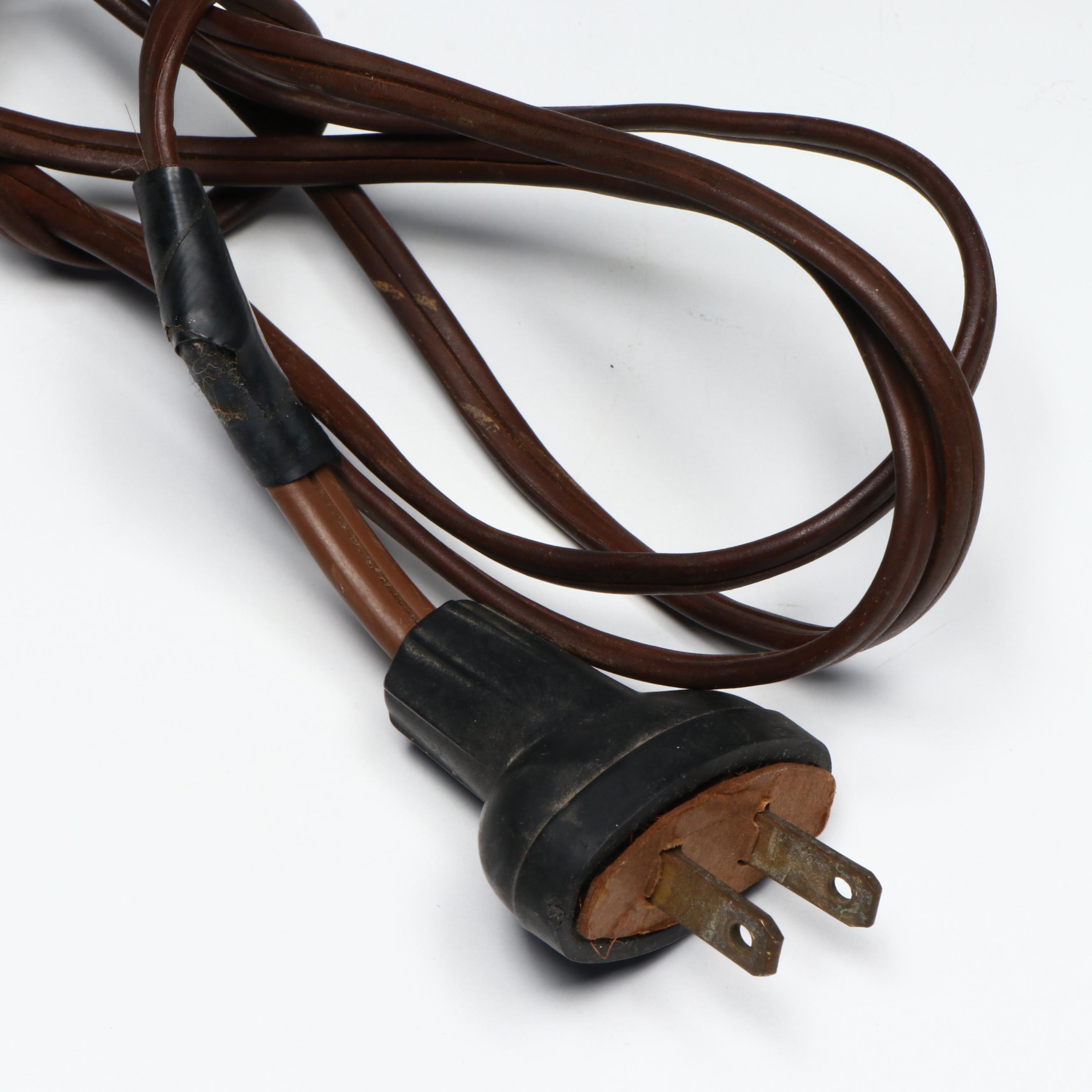 Arts and Crafts Art Pottery Handled Vase Table Lamp, Early 20th Century