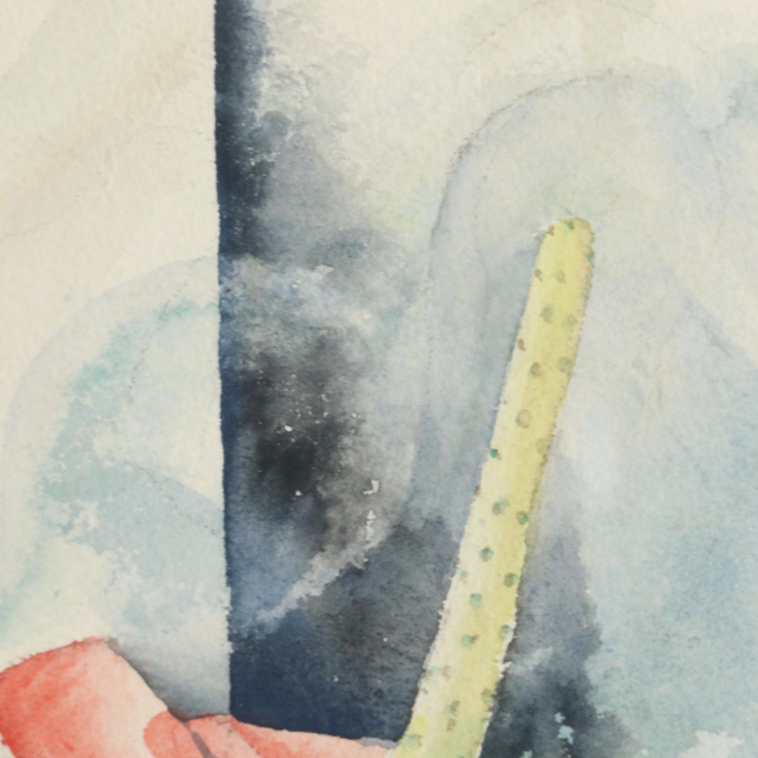 Arthur Helwig Still Life Watercolor Painting, Mid to Late 20th C.