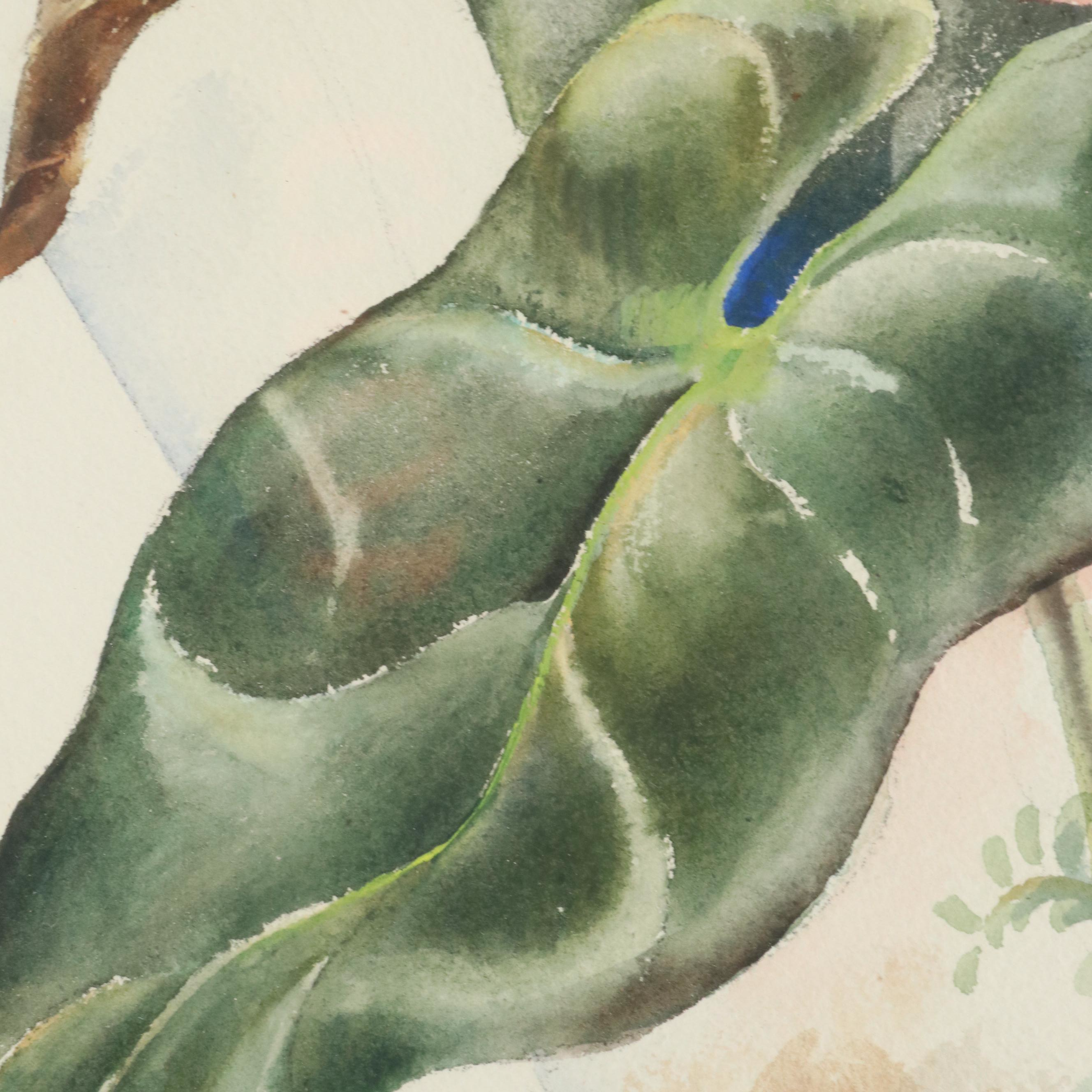 Arthur Helwig Still Life Watercolor Painting, Mid to Late 20th C.