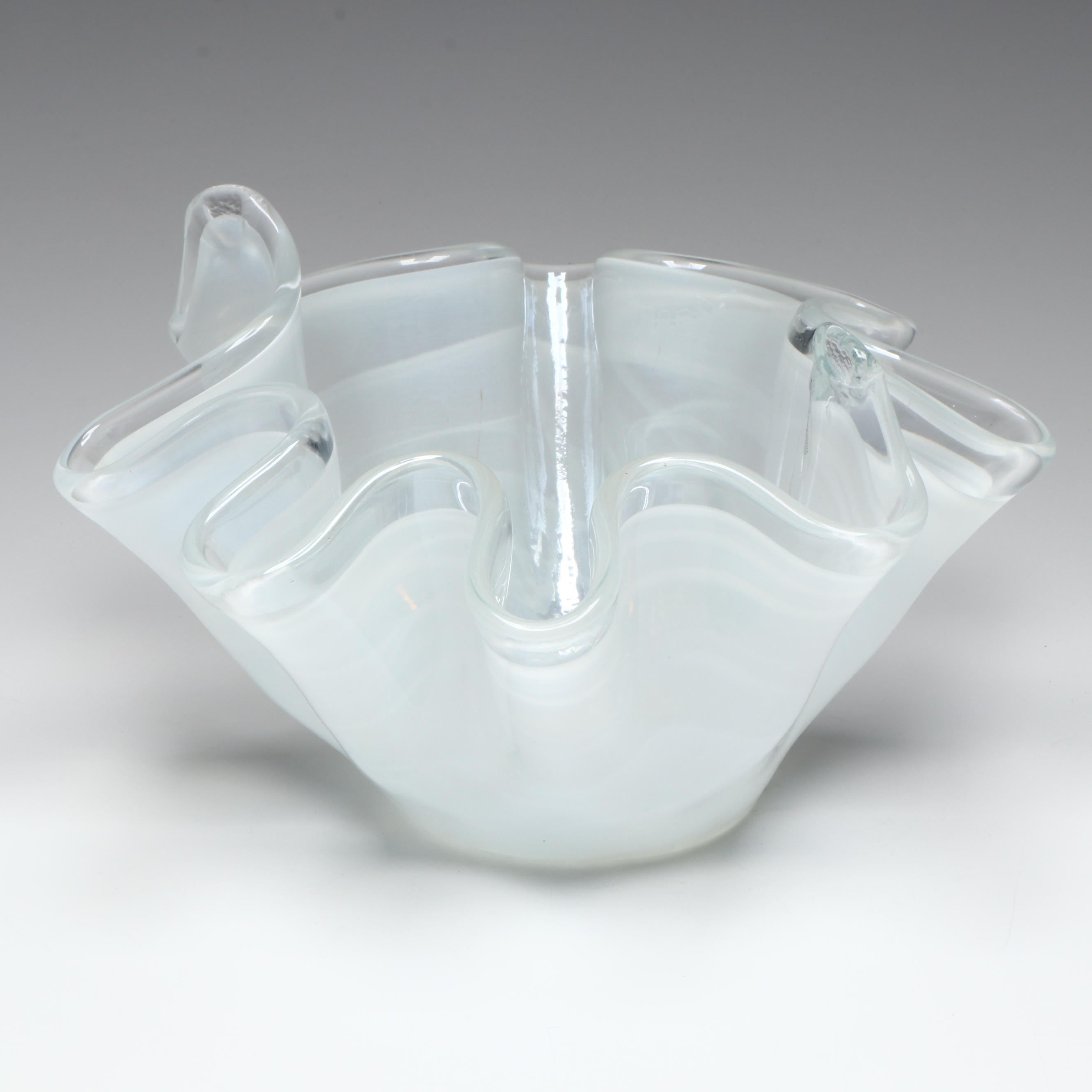 Murano Handblown Art Glass Bowls, Mid to Late 20th Century