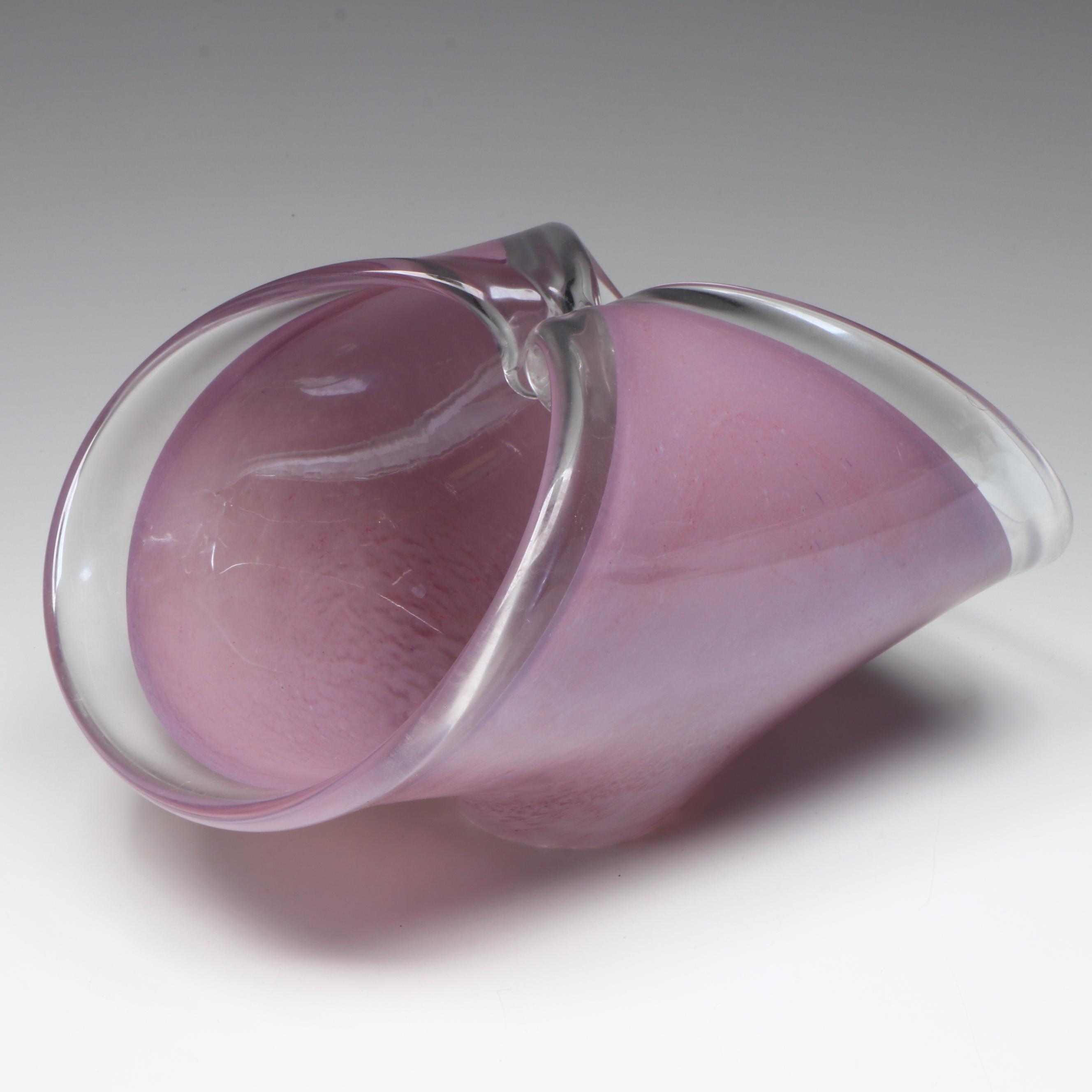 Murano Handblown Art Glass Bowls, Mid to Late 20th Century