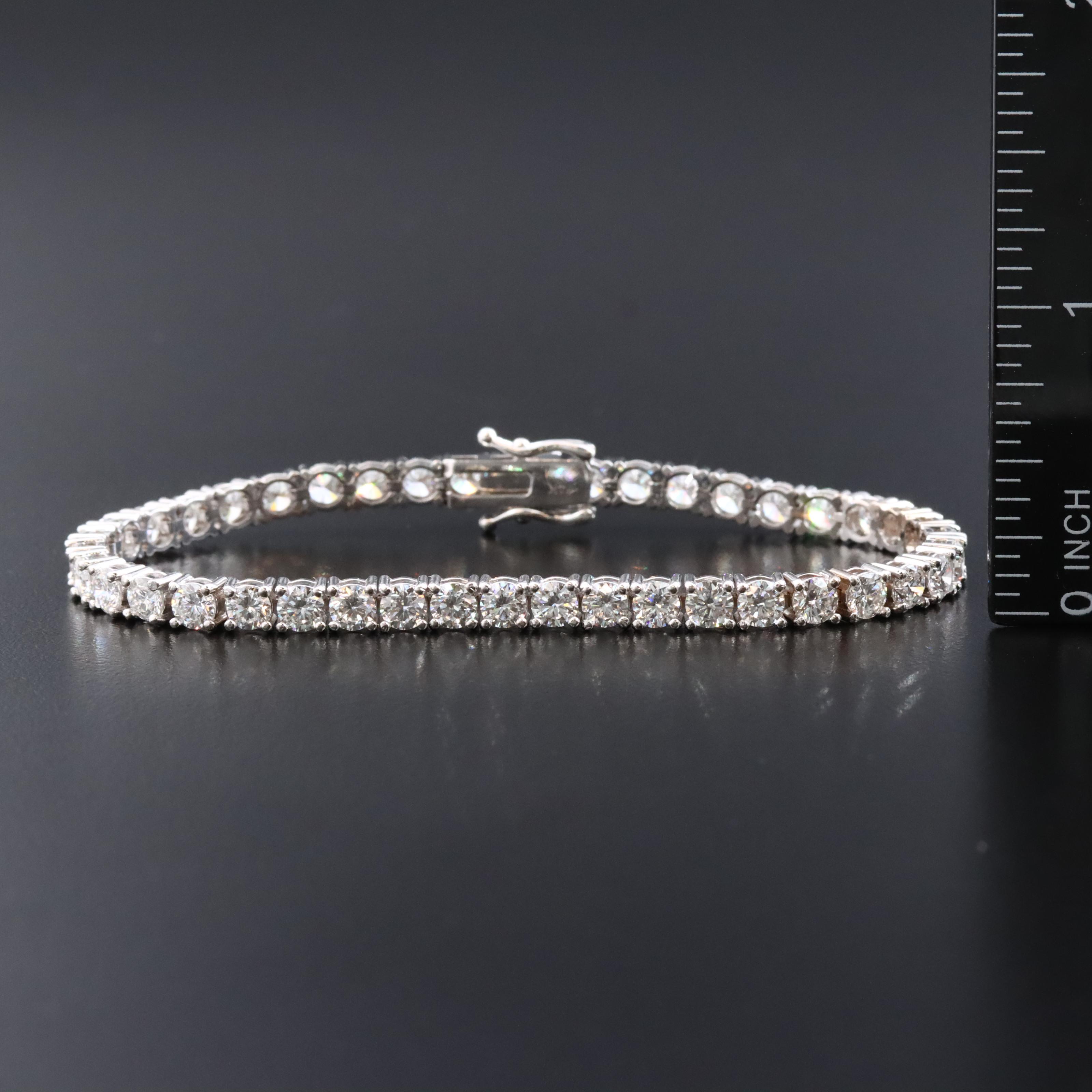 14K 8.62 CTW Lab Grown Diamond Bracelet