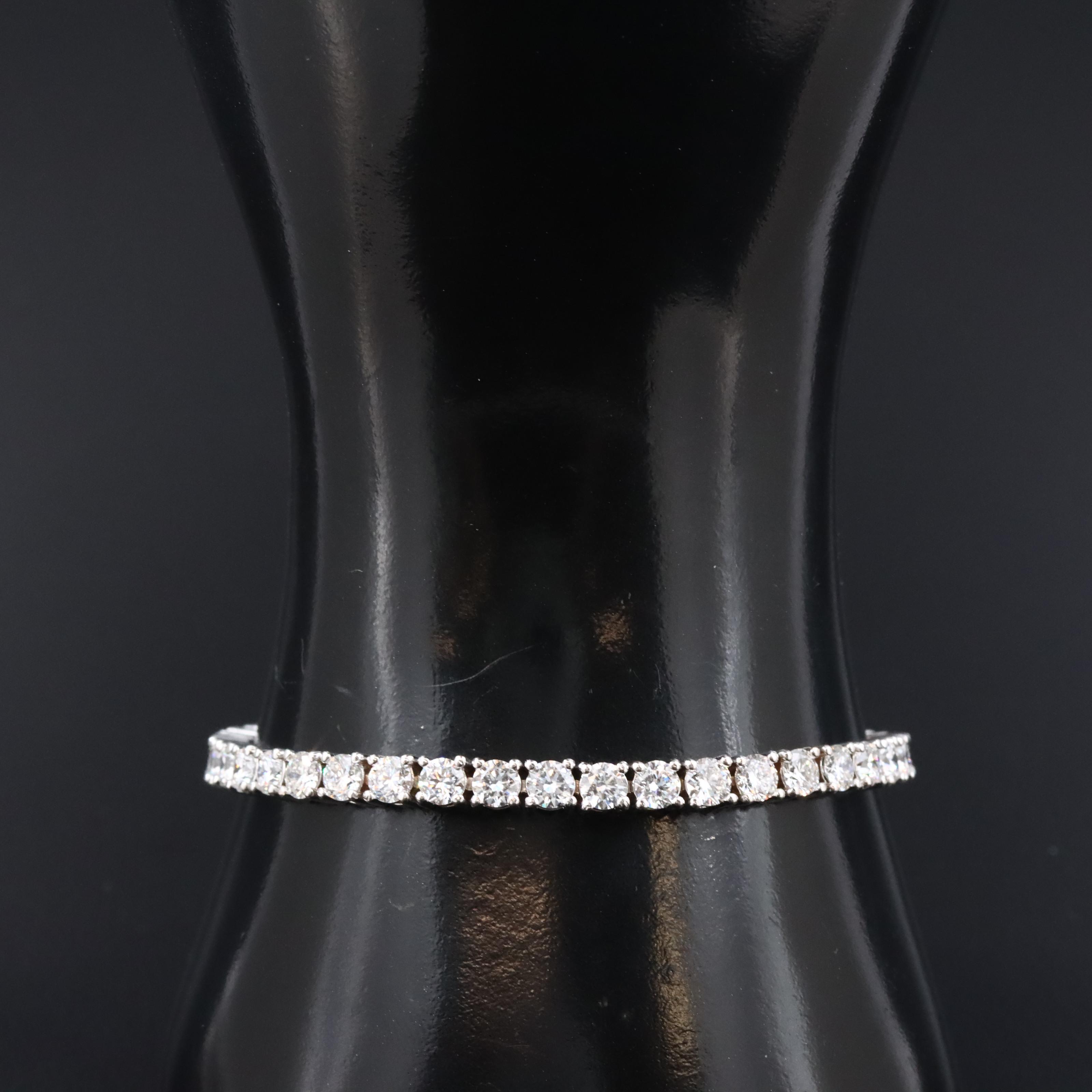 14K 8.62 CTW Lab Grown Diamond Bracelet