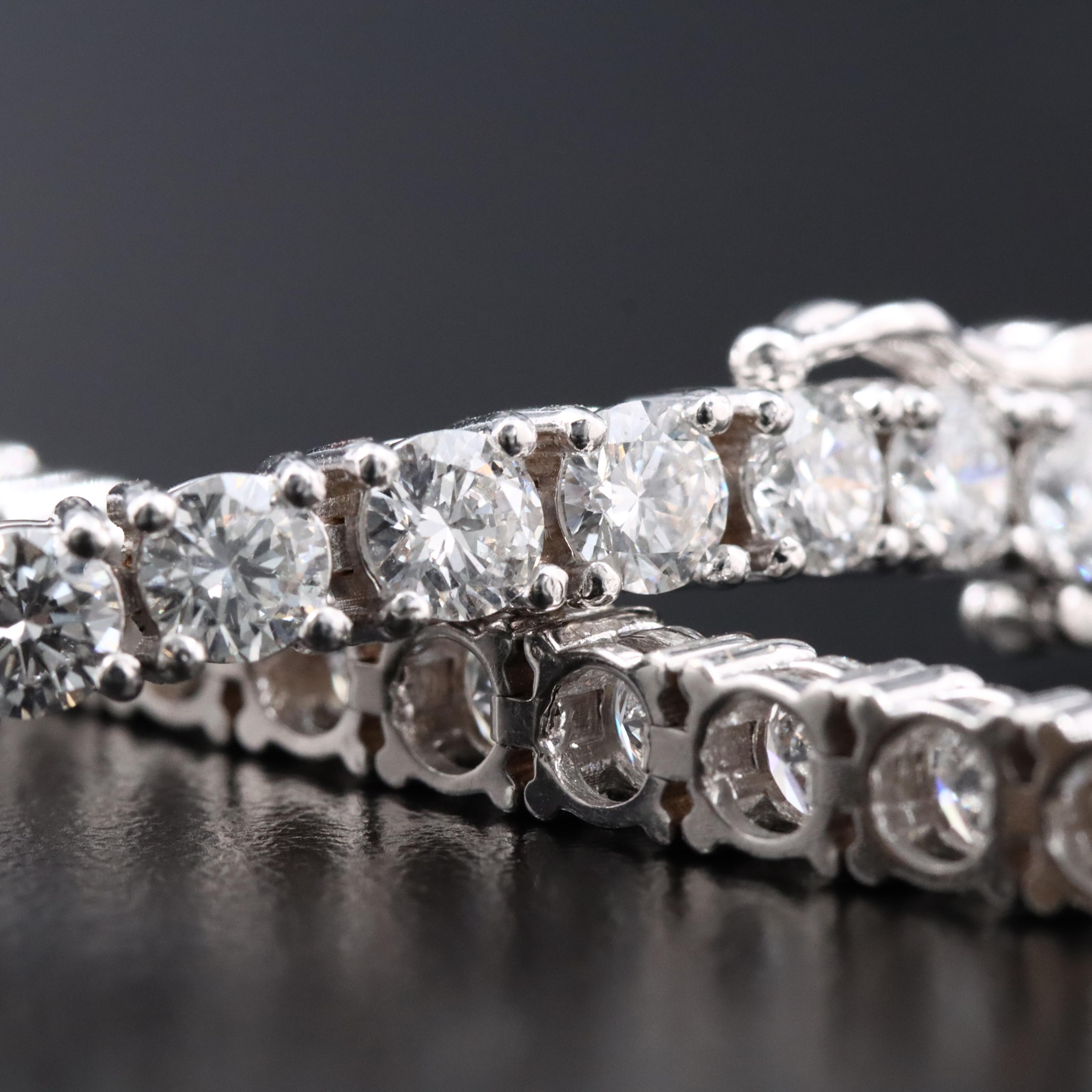 14K 8.62 CTW Lab Grown Diamond Bracelet