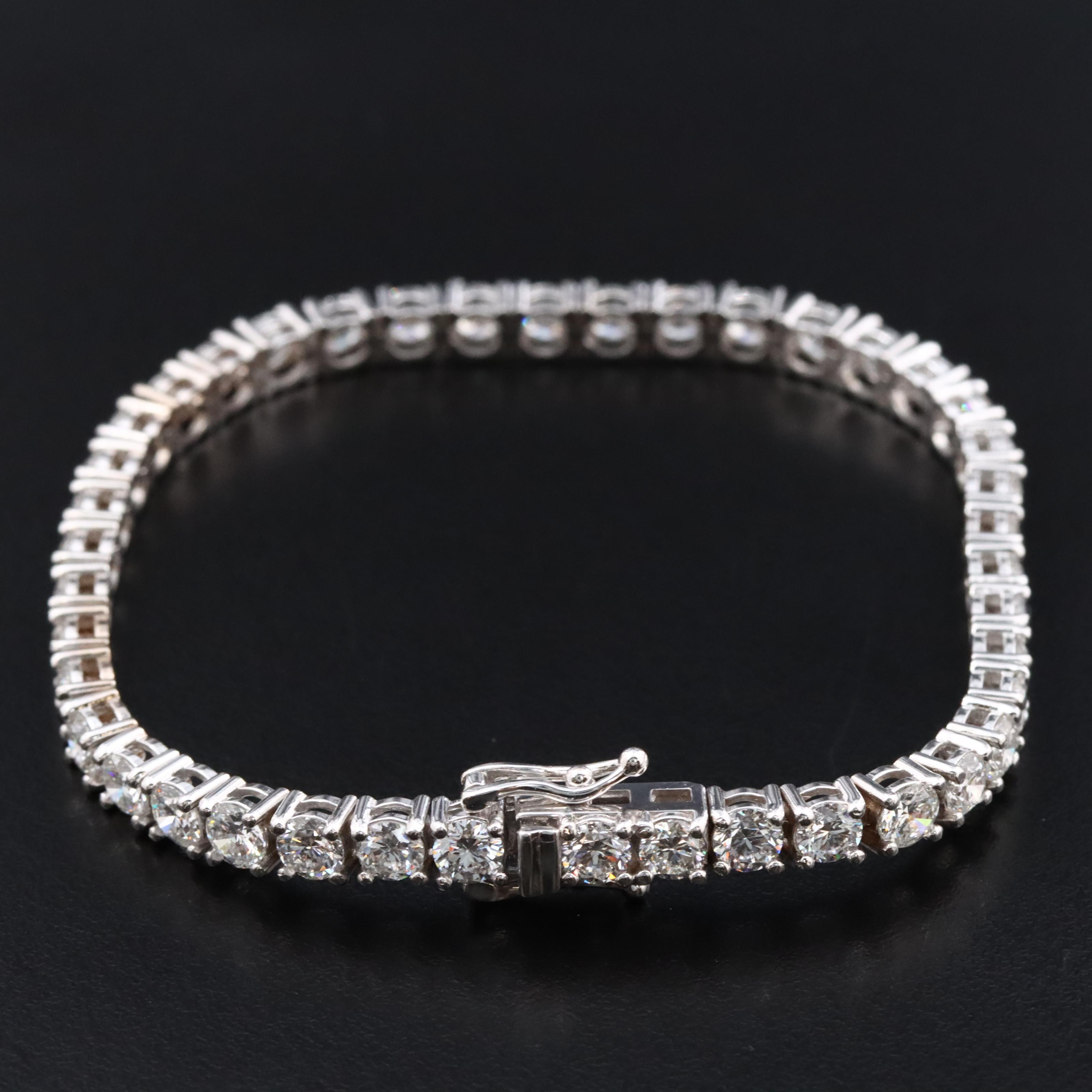 14K 8.62 CTW Lab Grown Diamond Bracelet