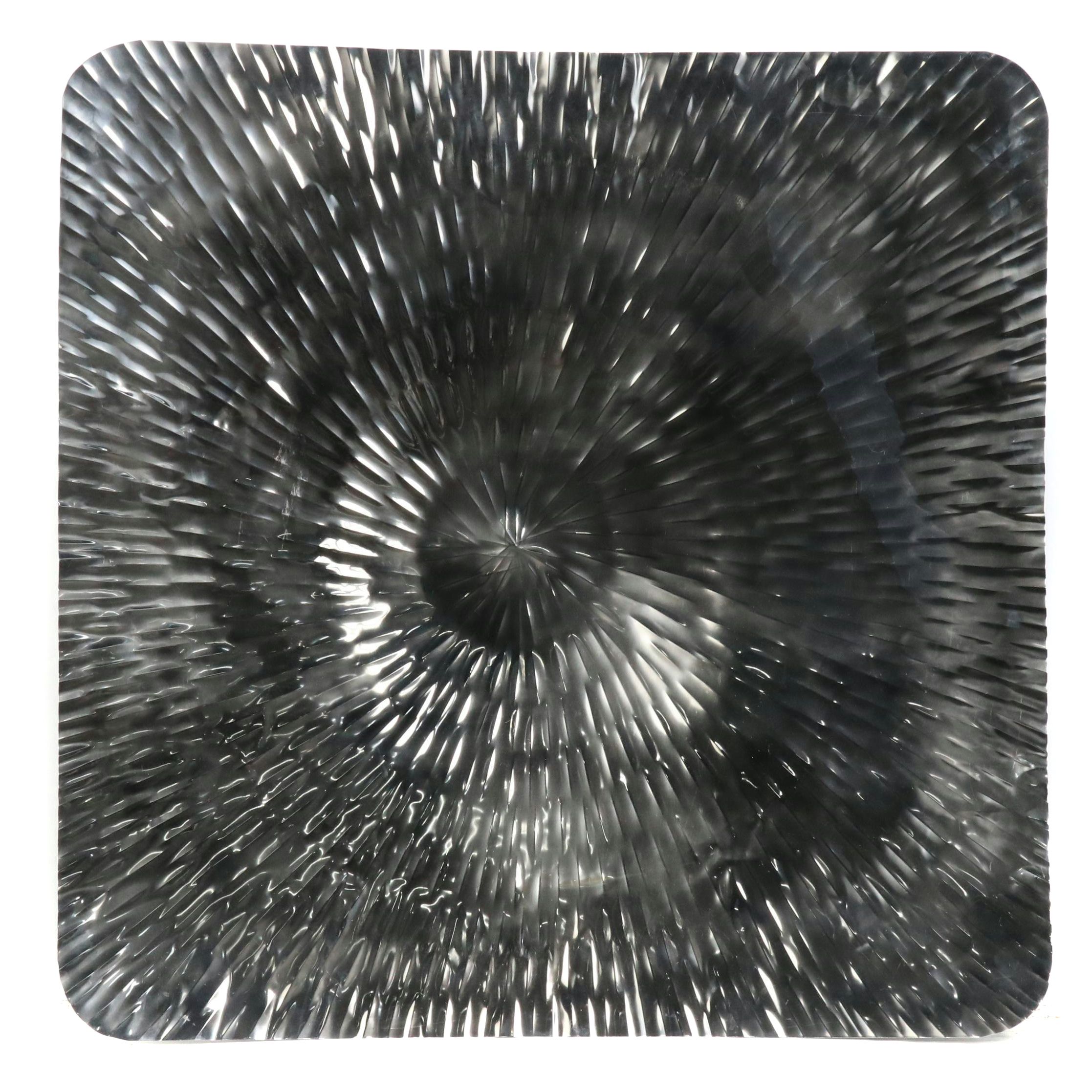 Hammered Sheet Metal Wall Hanging