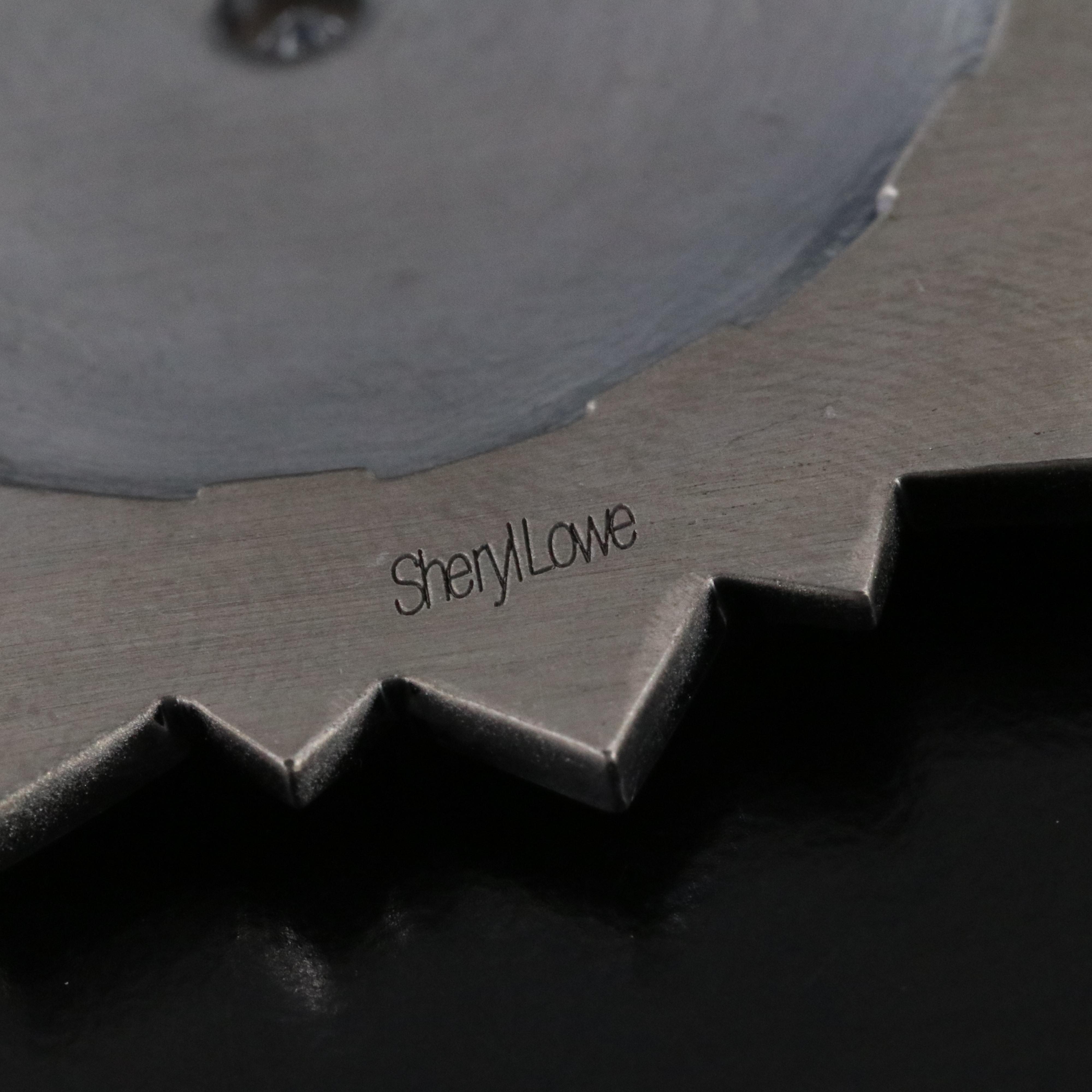 Sheryl Lowe Sterling and Diamond Sunflower Pendant