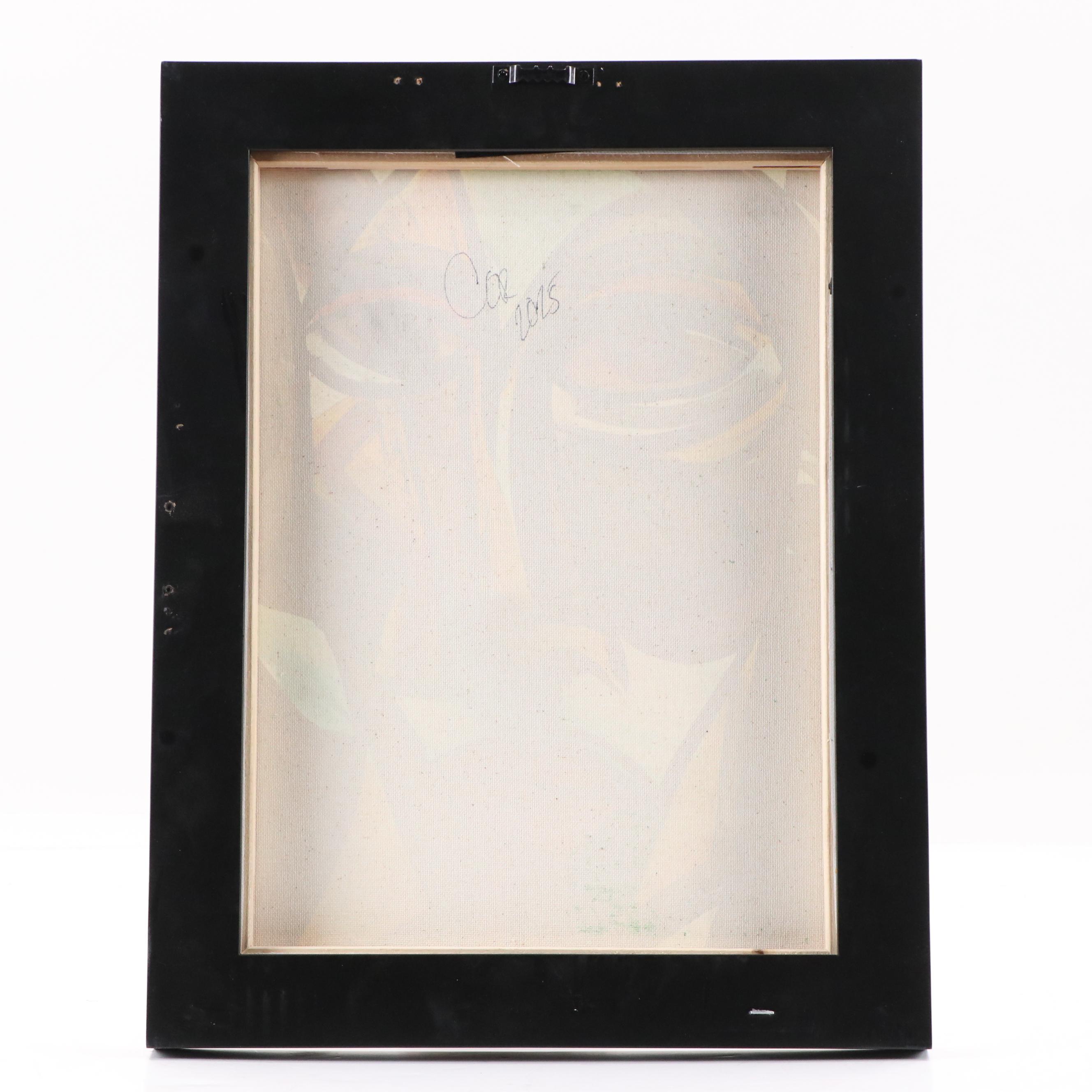 Corbellic Stylized Acrylic Portrait Inspired by Picasso, 2025