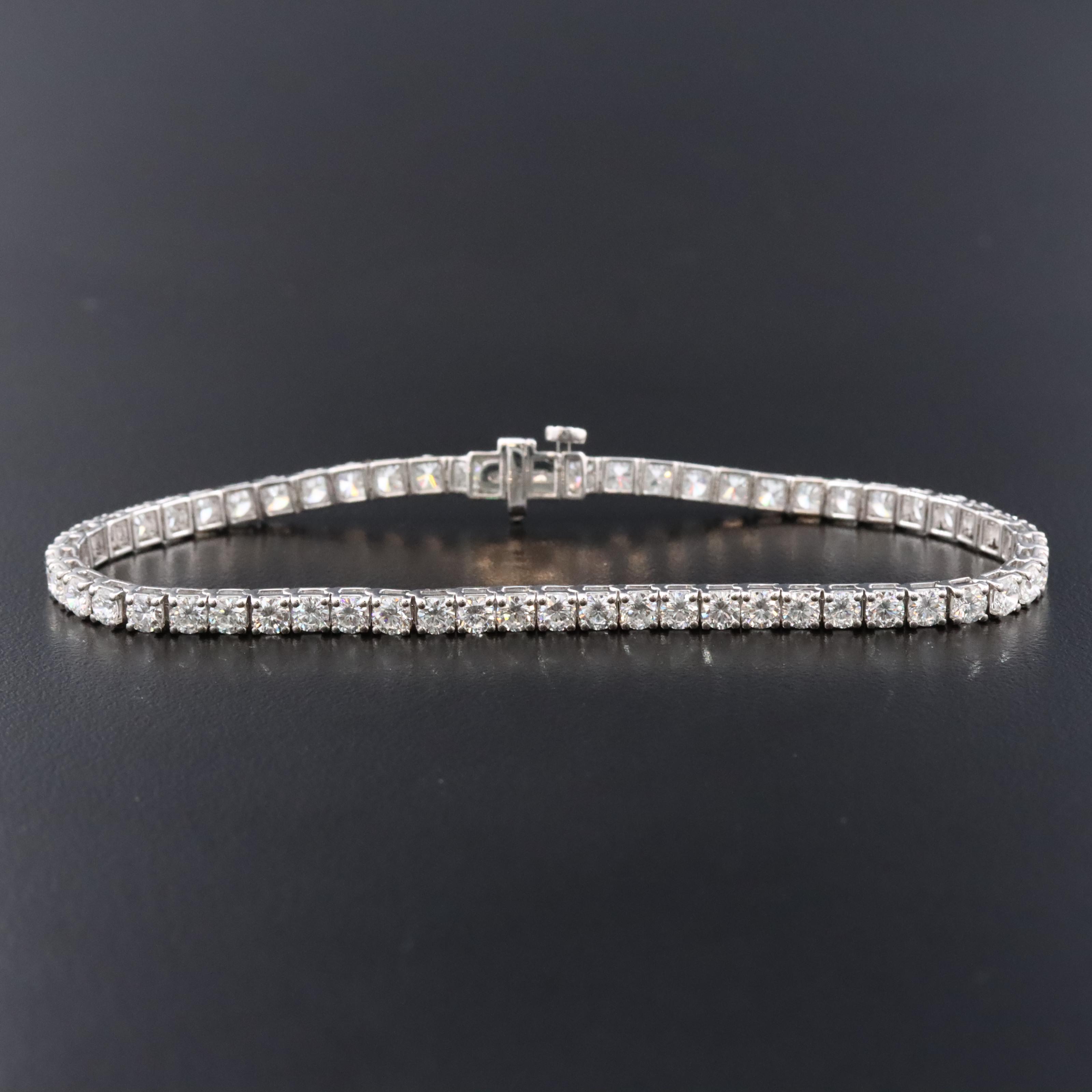 14K 5.19 CTW Lab Grown Diamond Bracelet