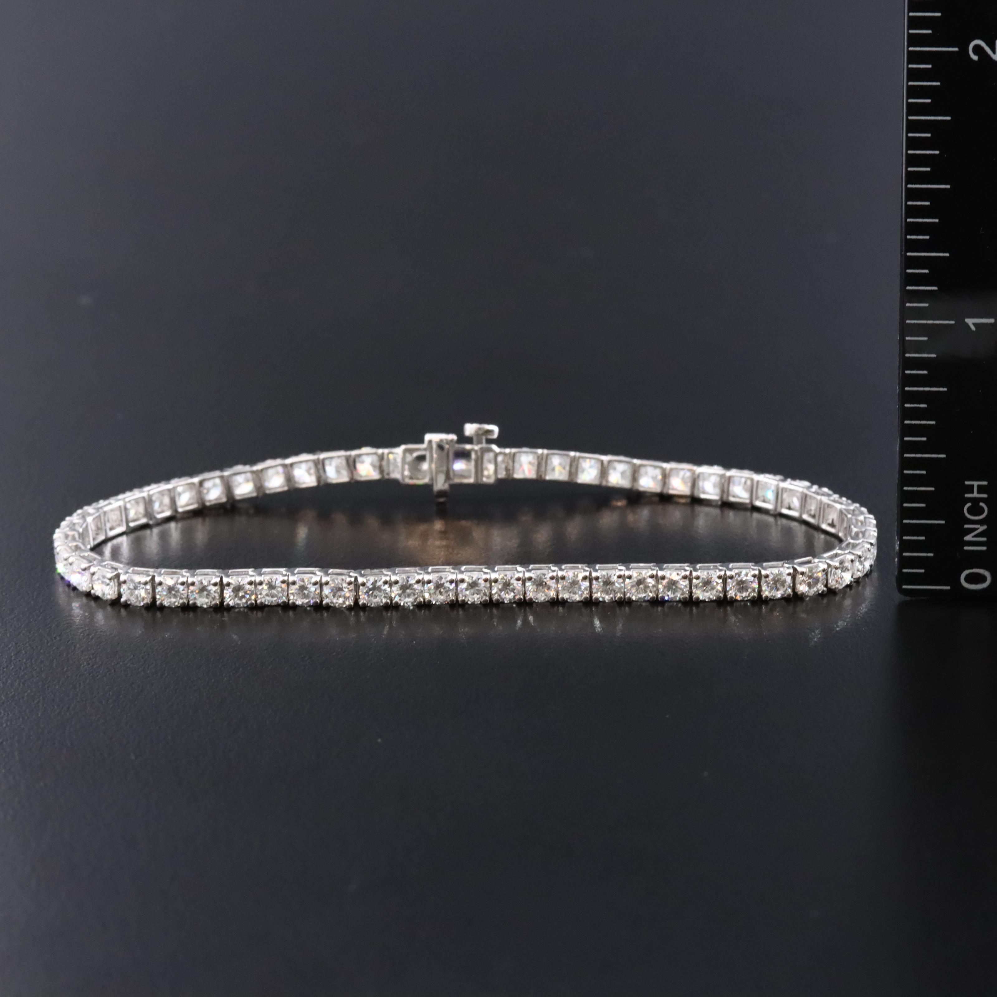14K 5.19 CTW Lab Grown Diamond Bracelet