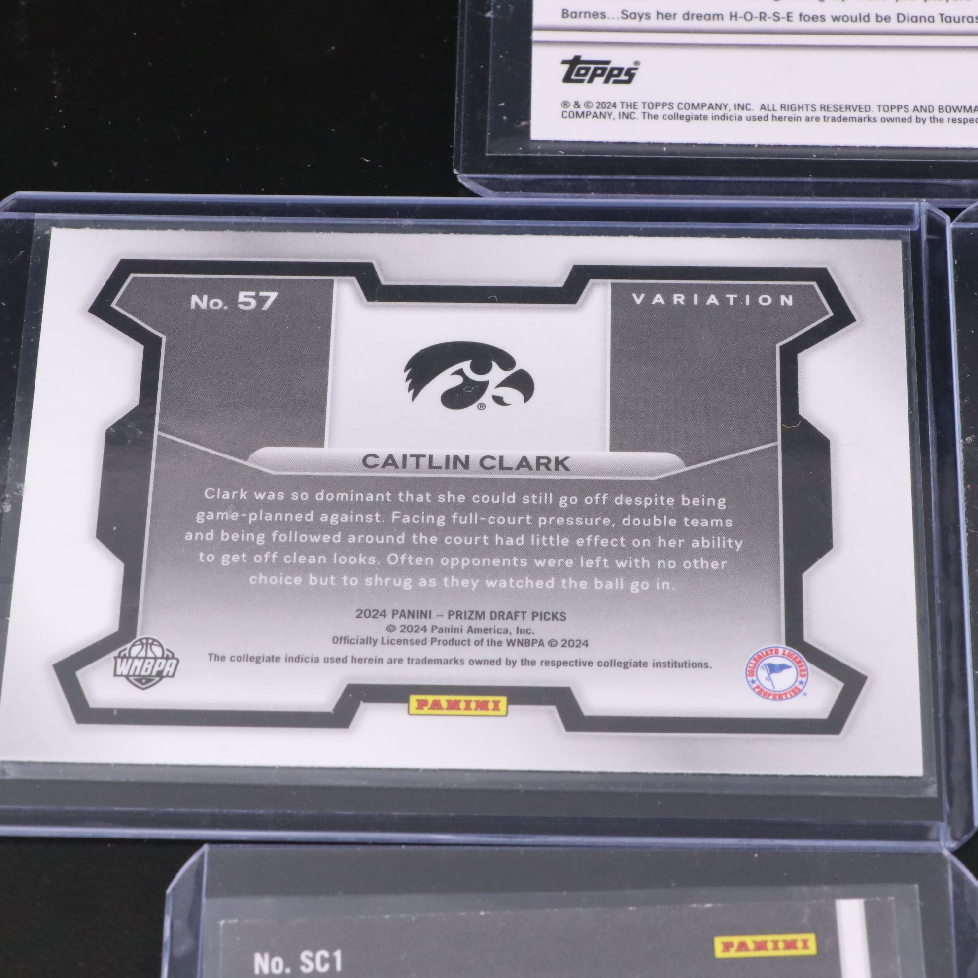 Bowman Chrome with Other Caitlin Clark Rookie Year & Collegiate Basketball Cards