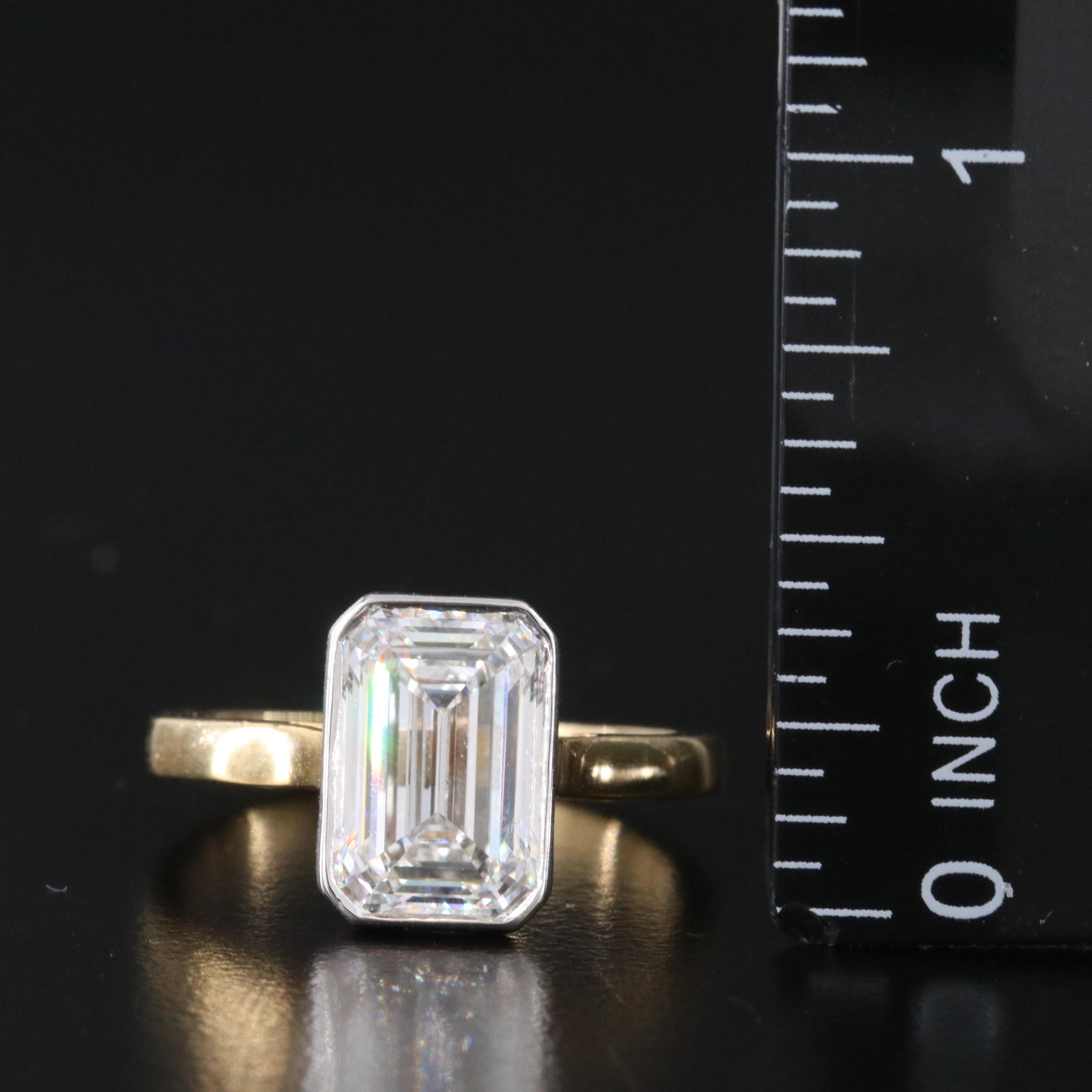 14K 3.00 CT Lab Grown Diamond Solitaire Ring with IGI Report