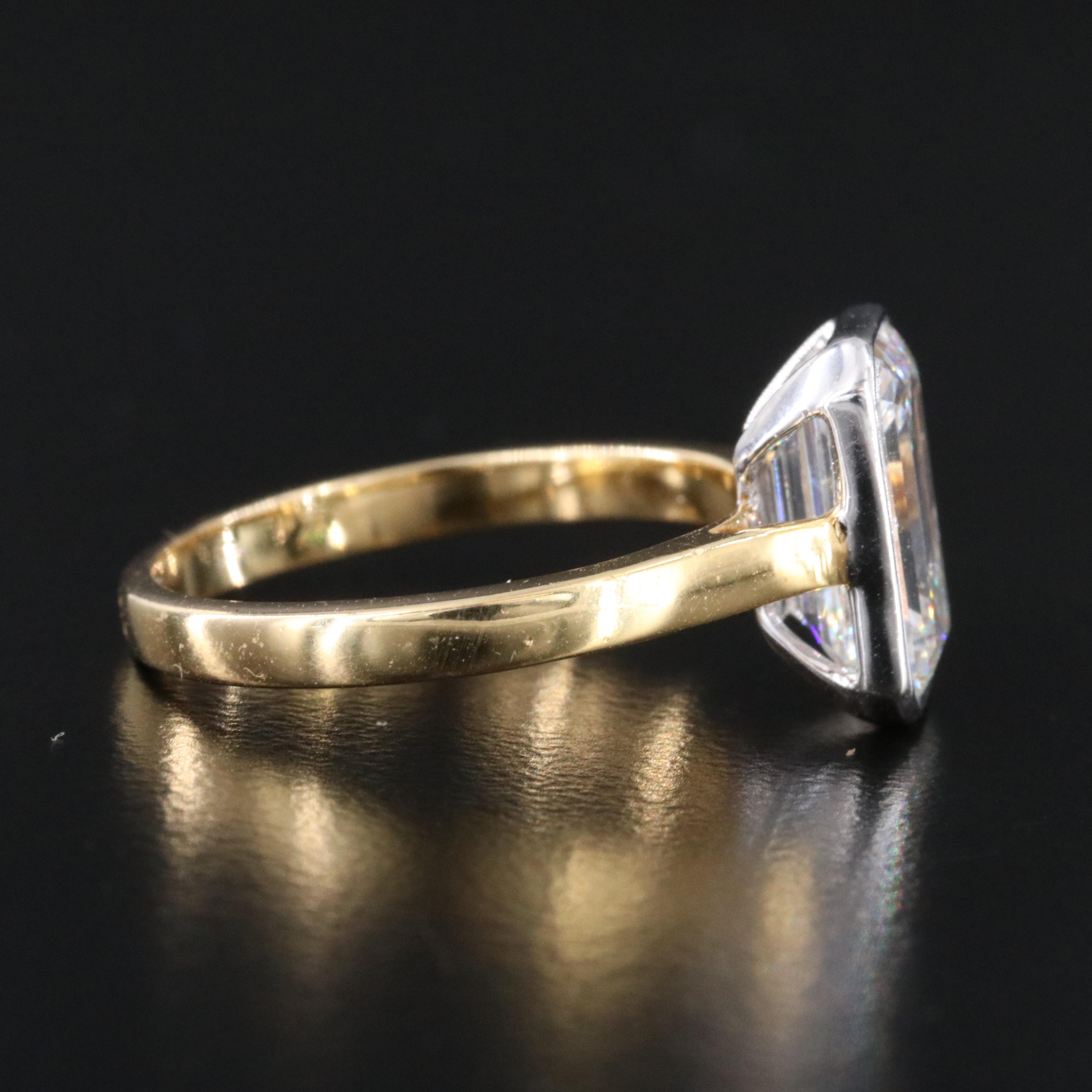 14K 3.00 CT Lab Grown Diamond Solitaire Ring with IGI Report