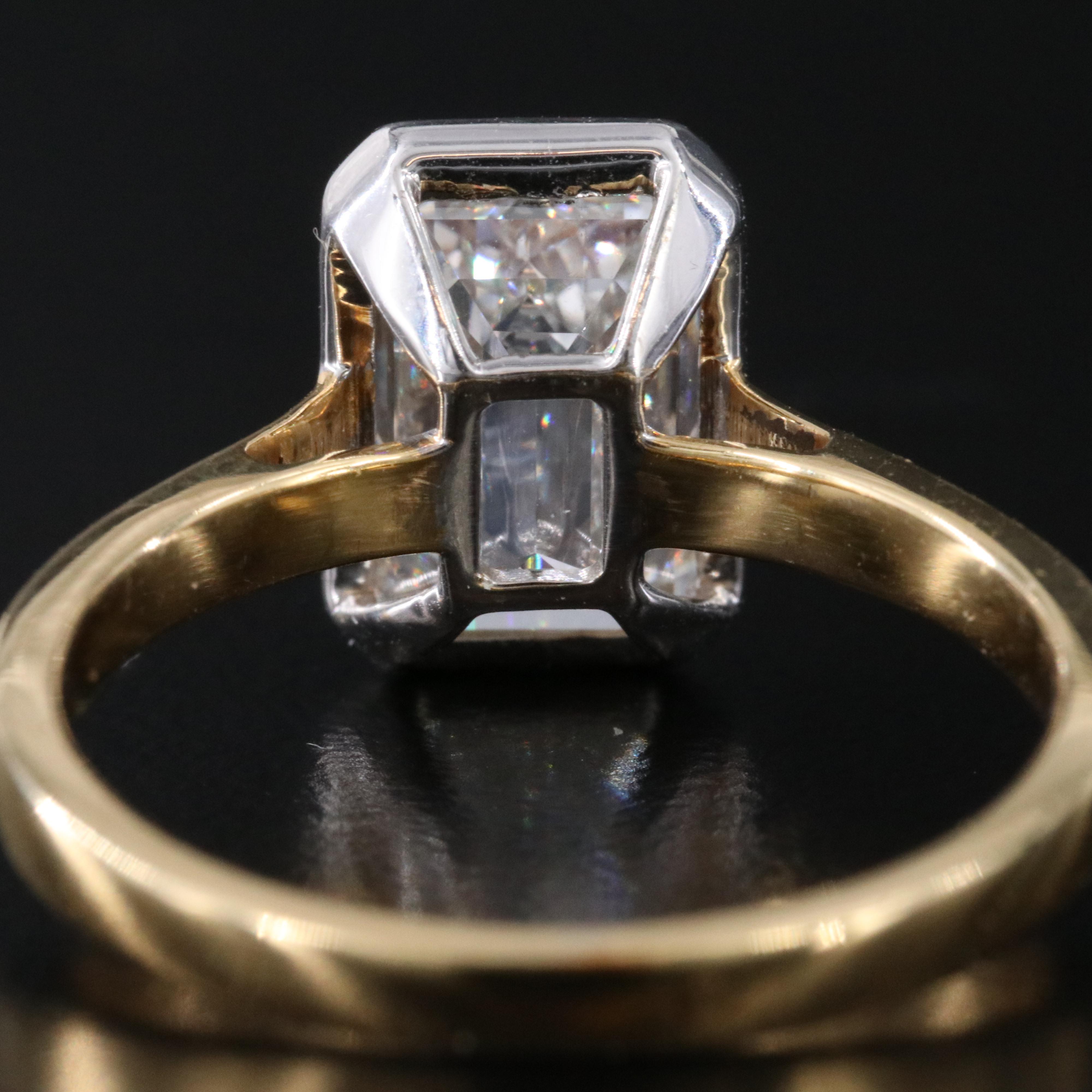 14K 3.00 CT Lab Grown Diamond Solitaire Ring with IGI Report