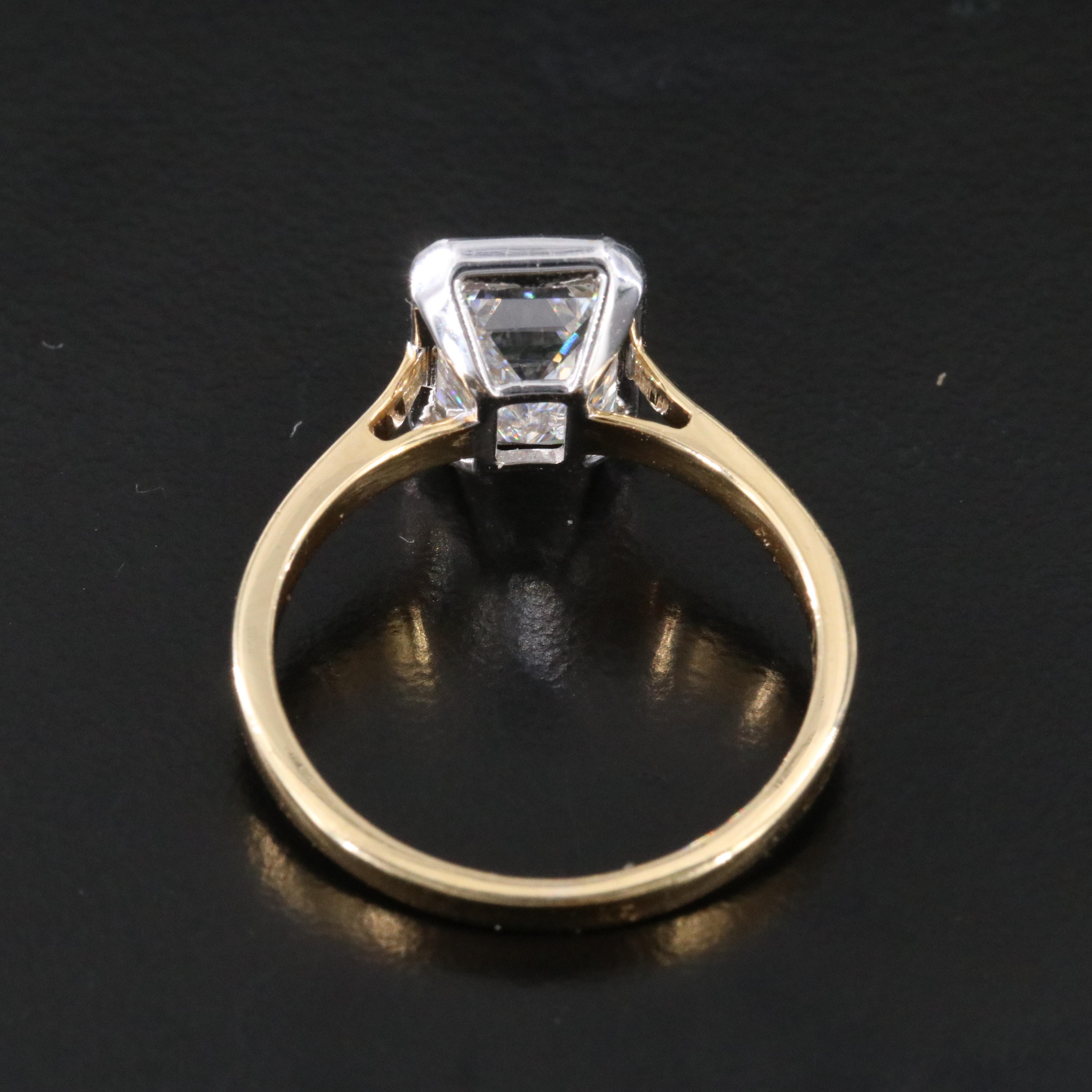 14K 3.00 CT Lab Grown Diamond Solitaire Ring with IGI Report