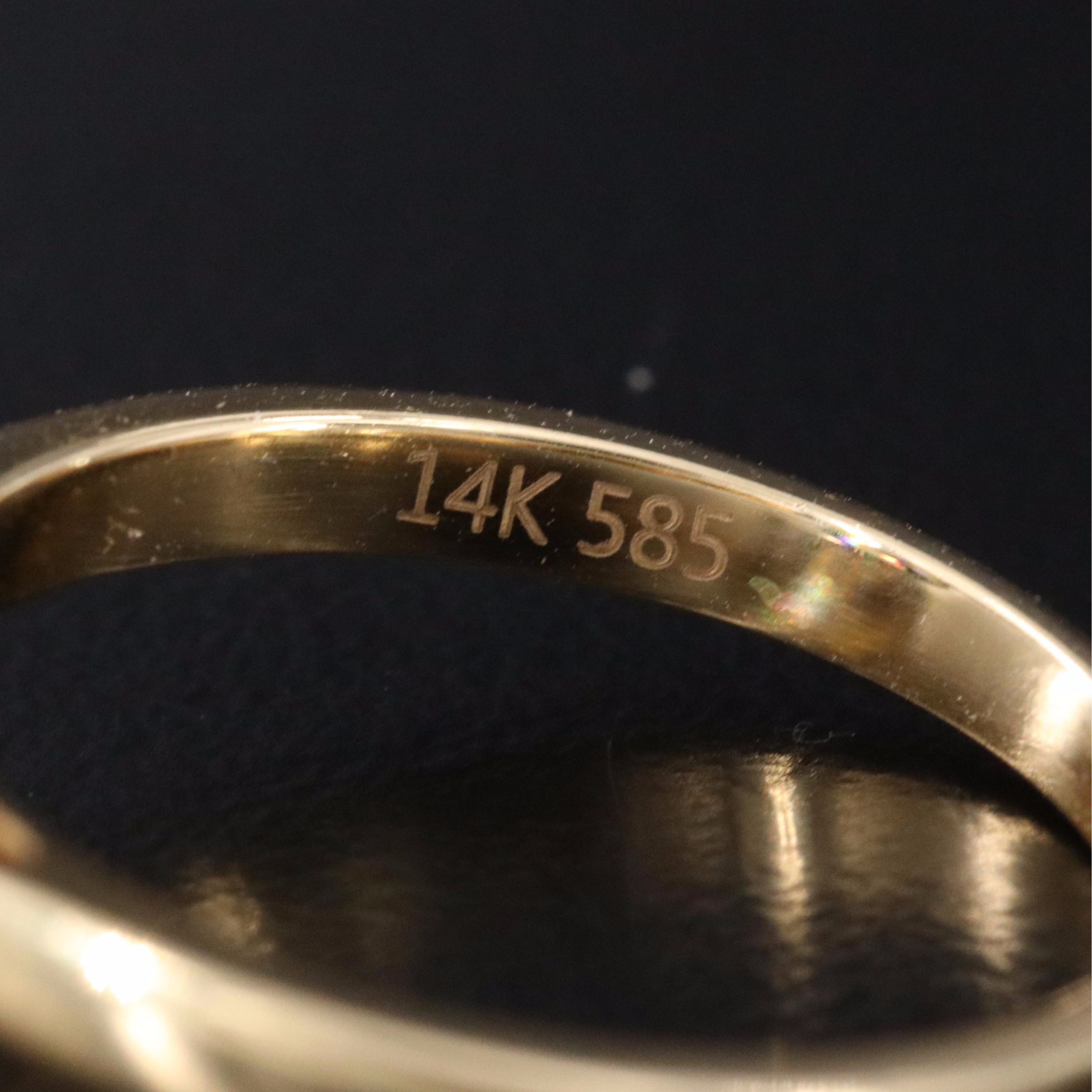 14K 3.00 CT Lab Grown Diamond Solitaire Ring with IGI Report