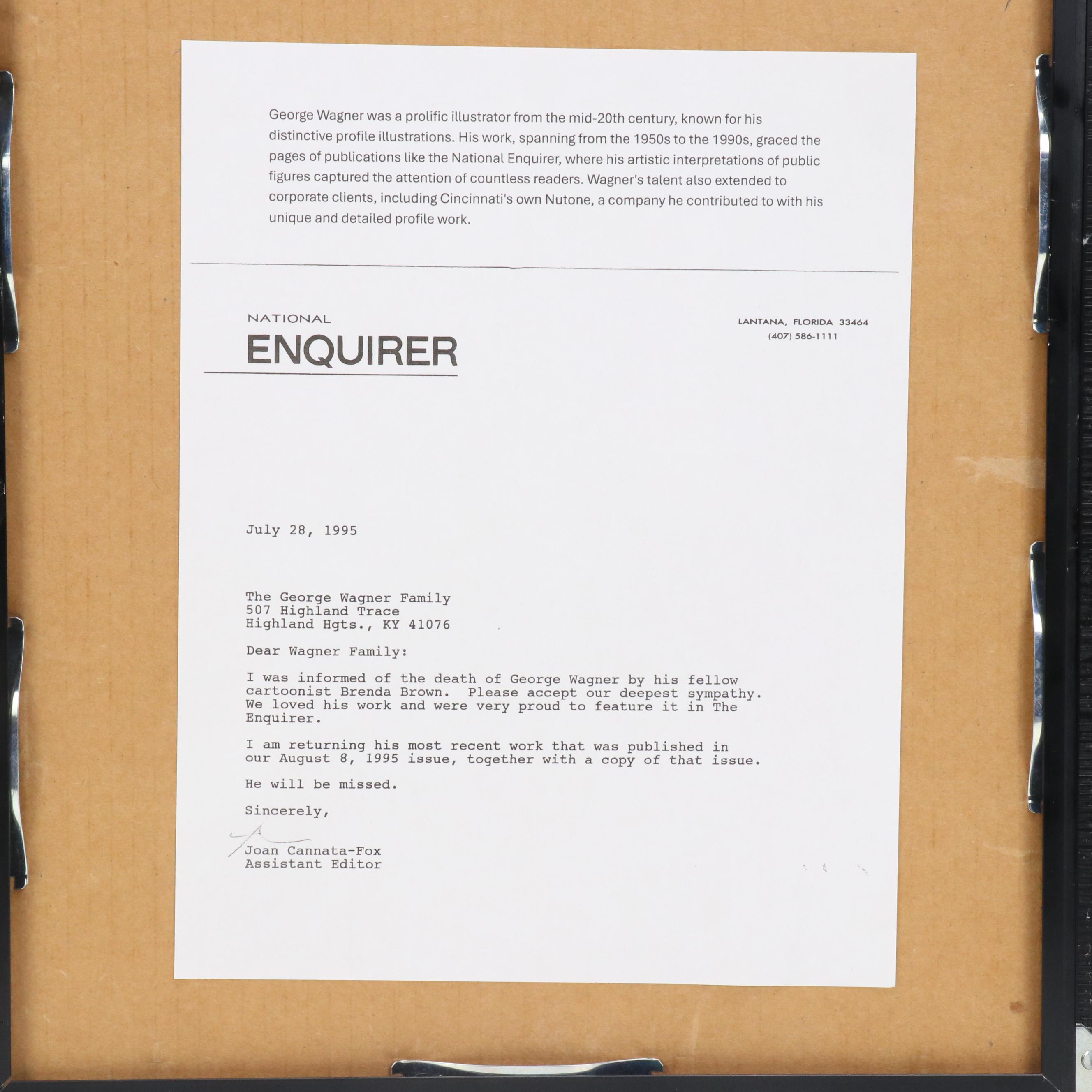 George Wagner Pin-Up Style Marker and Pen Illustrations, Mid-20th C.