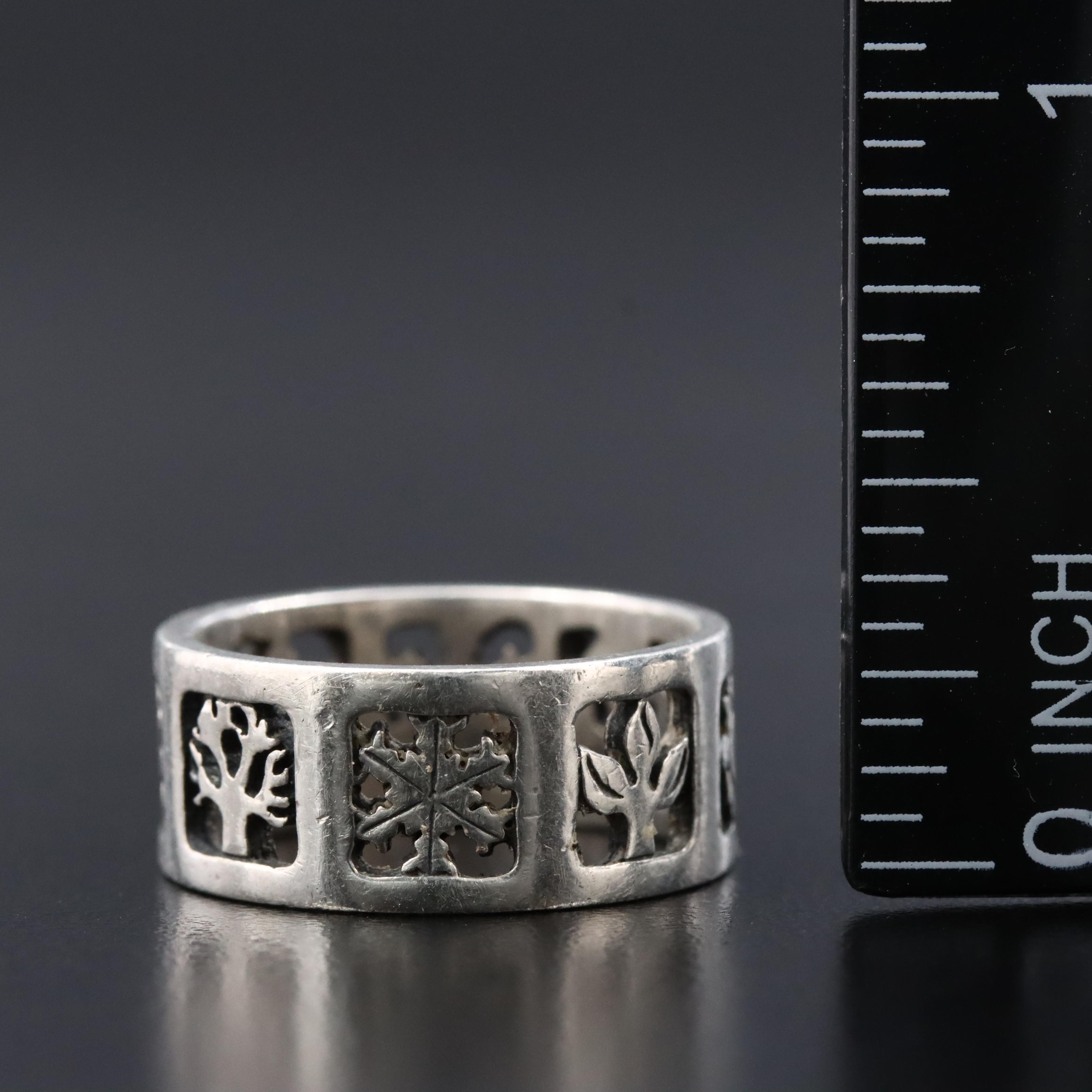 James Avery Sterling Four Seasons Band