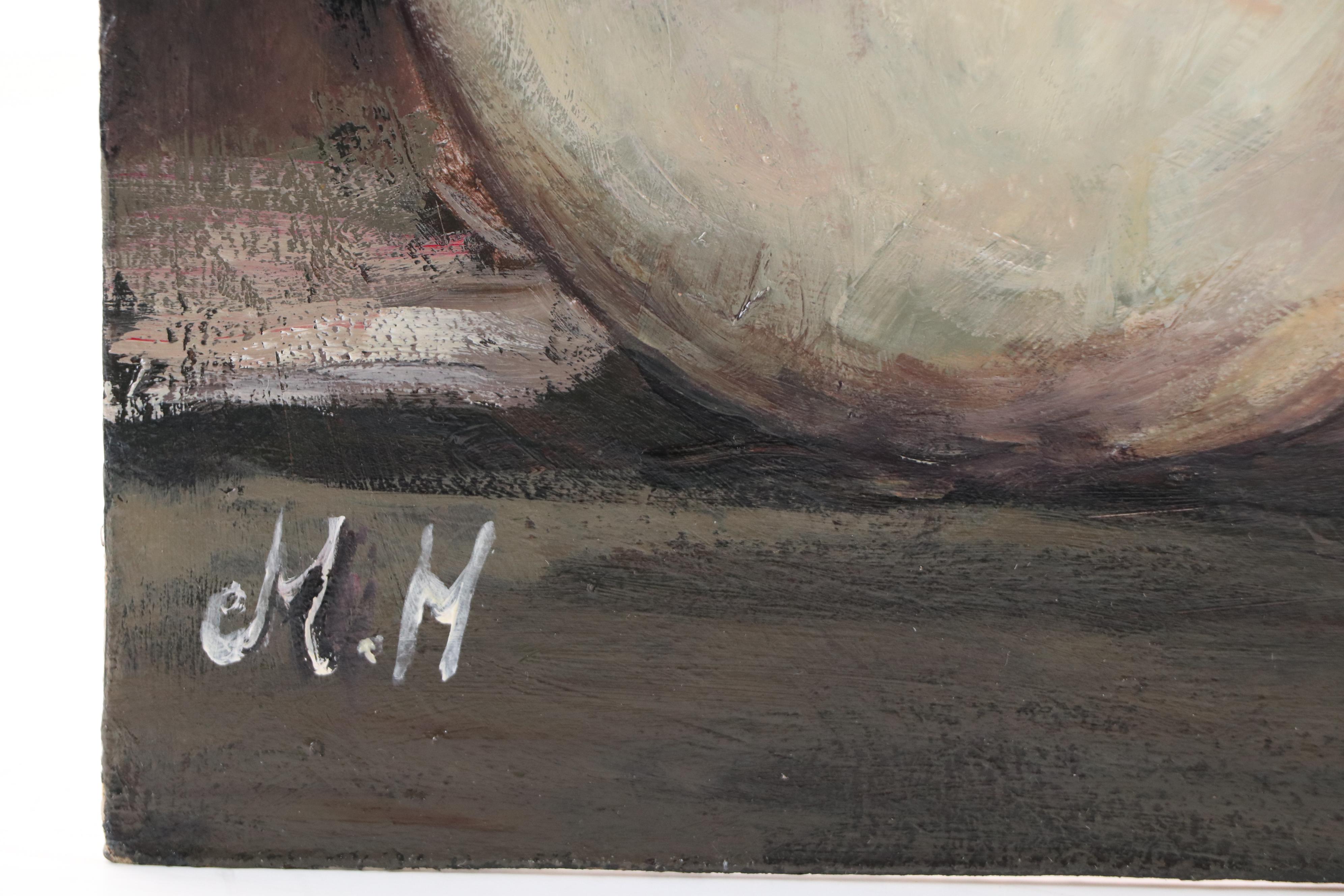 M.H. Oil Painting of Hatching Chicks, 2017