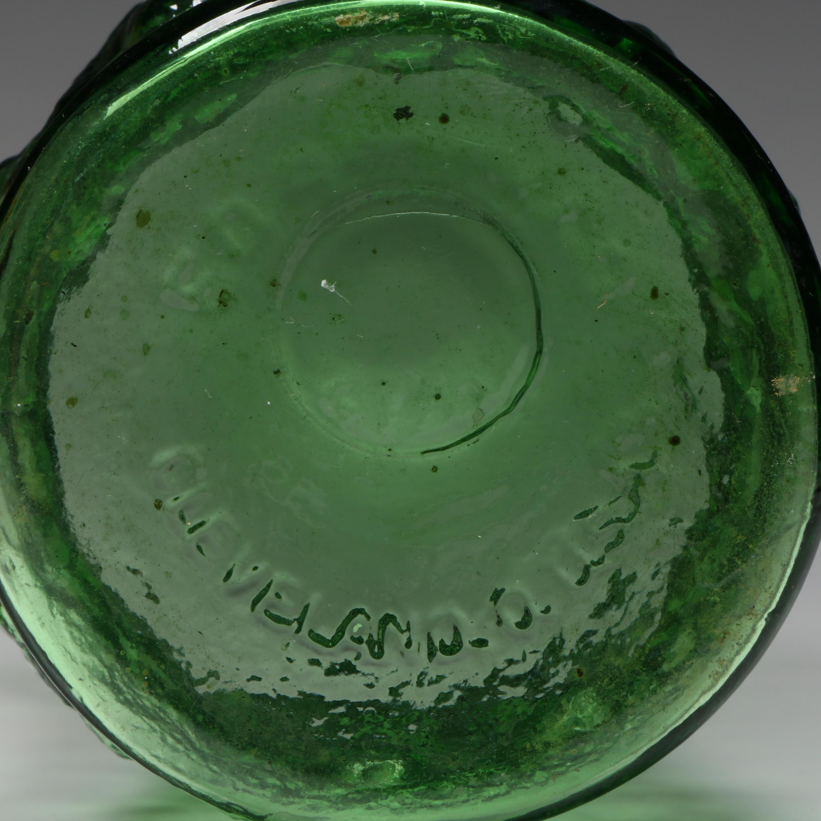 LE Smith Amber Glass Moon and Stars Compote with Other Tableware