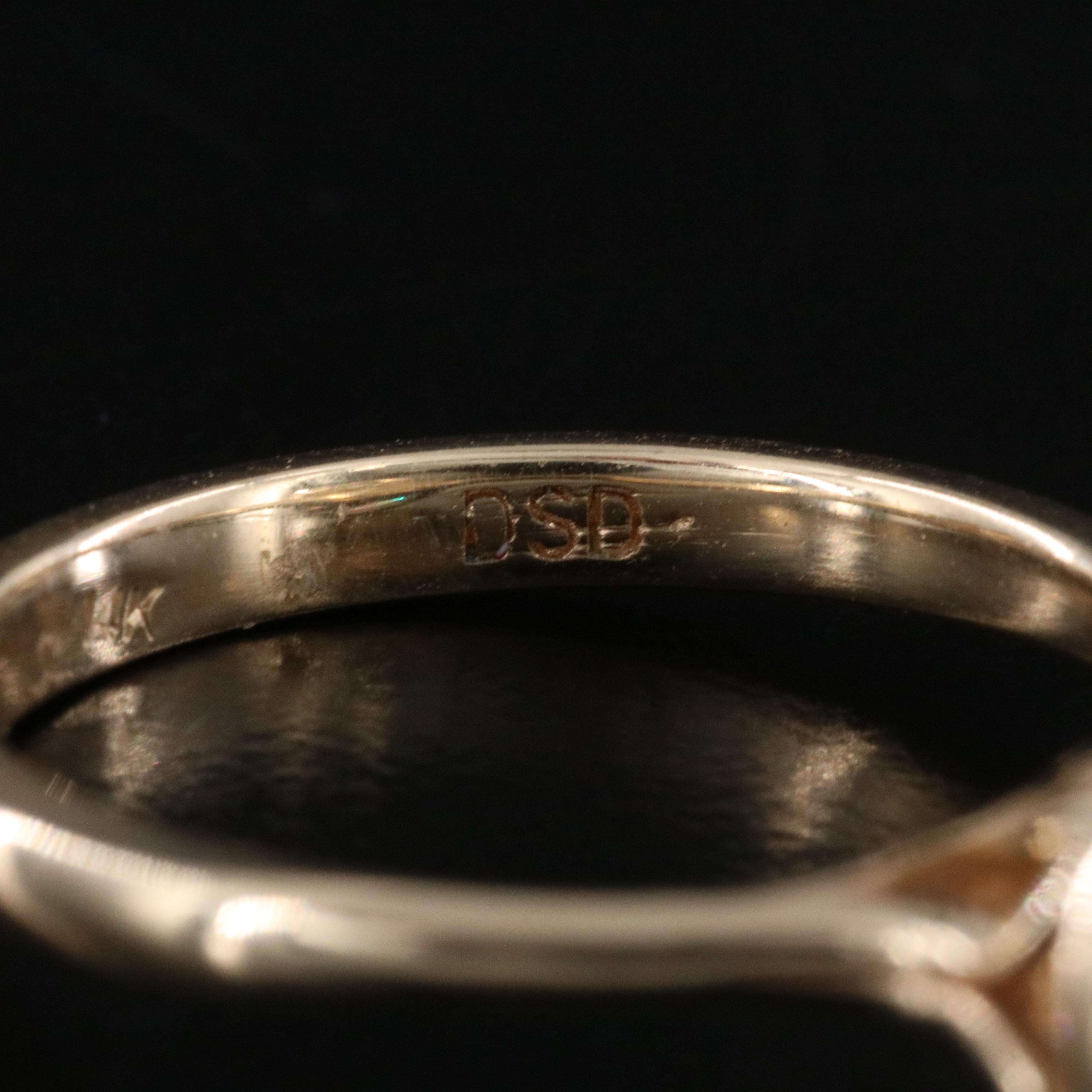 14K 2.09 CT Lab Grown Diamond Solitaire Ring with IGI Report