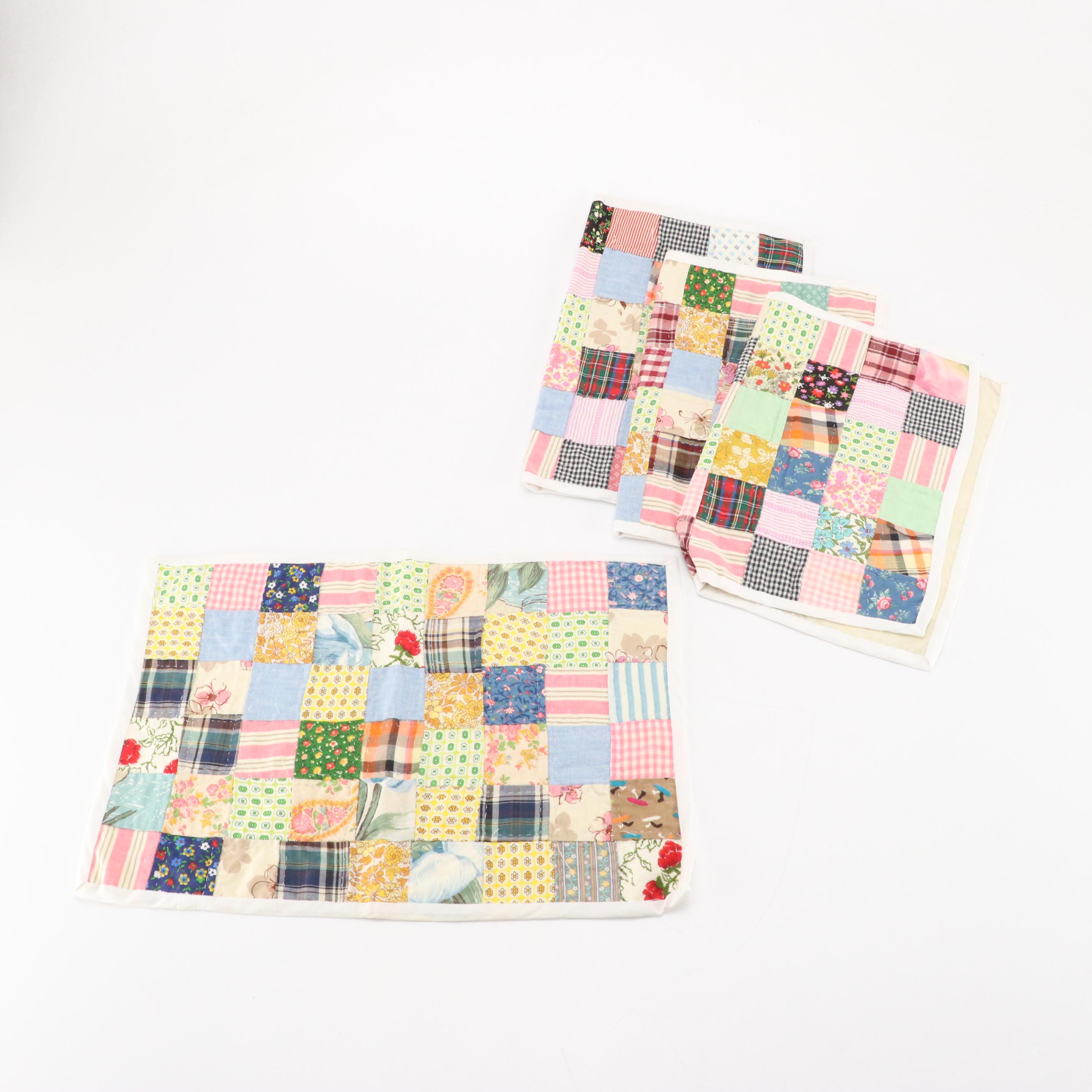 Assorted Lace Embroidered and Printed Handkerchief with Other Linens in Boxes