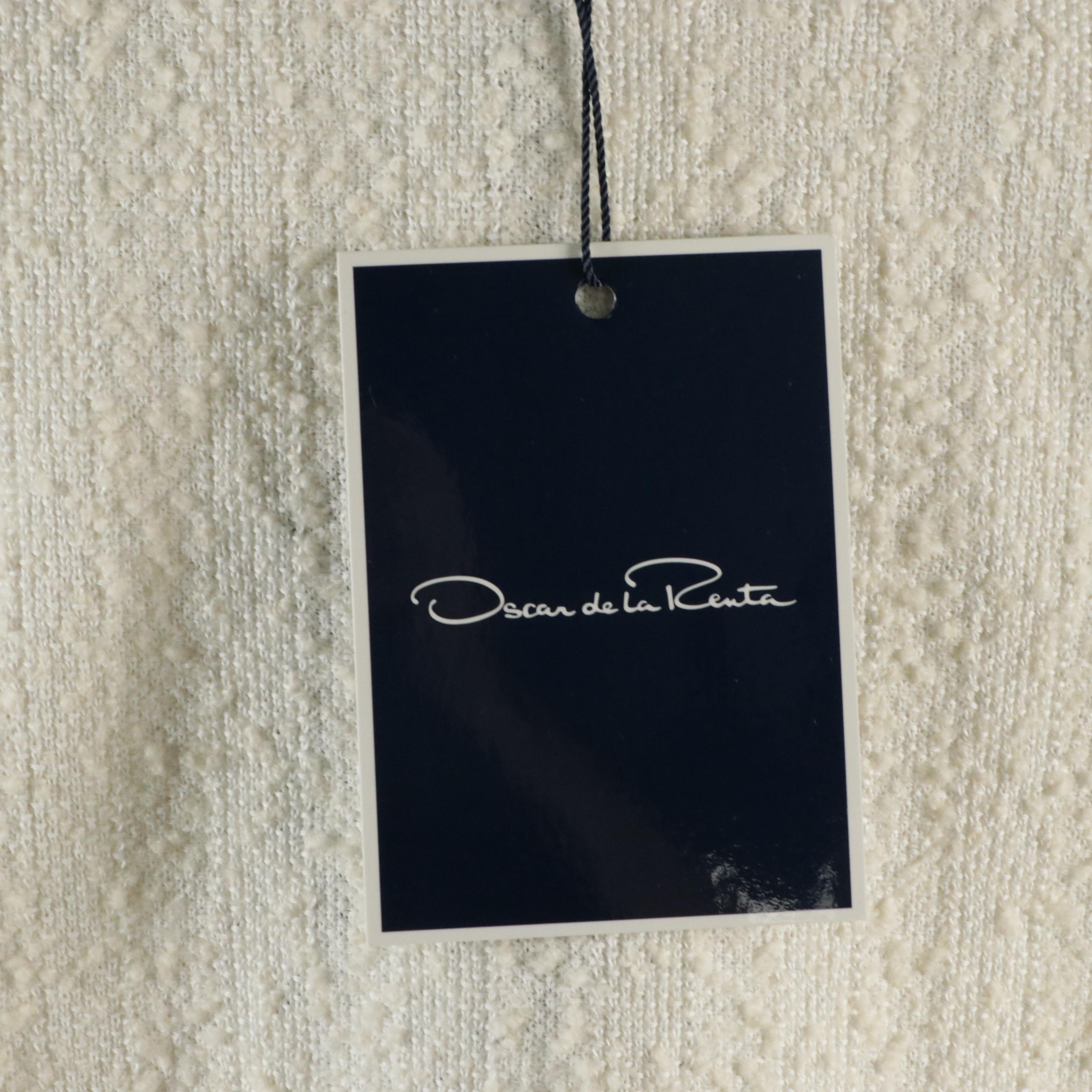 Oscar de la Renta Two-Piece Sleeveless Dress and Matching Jacket with Tag