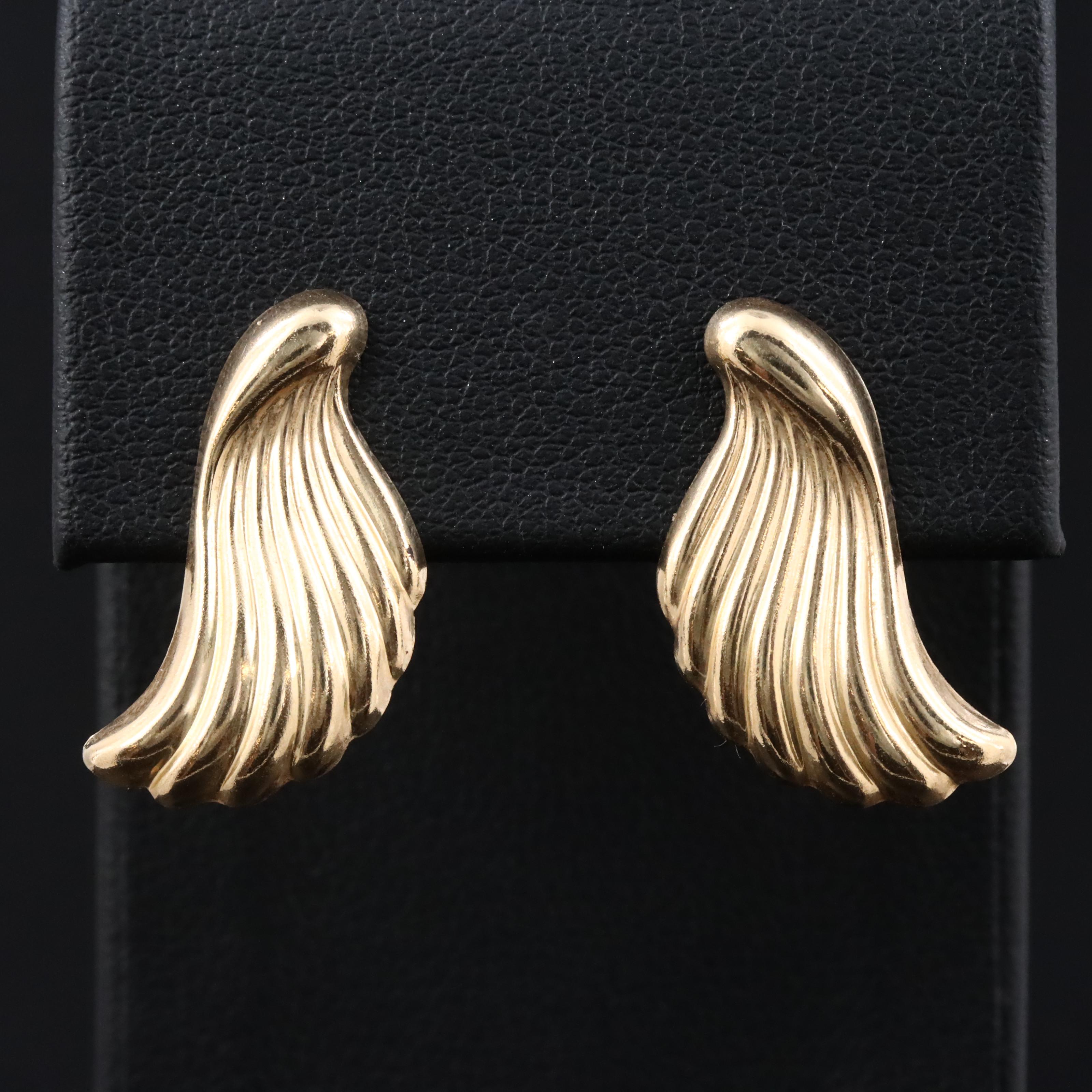 14K Wing Earrings