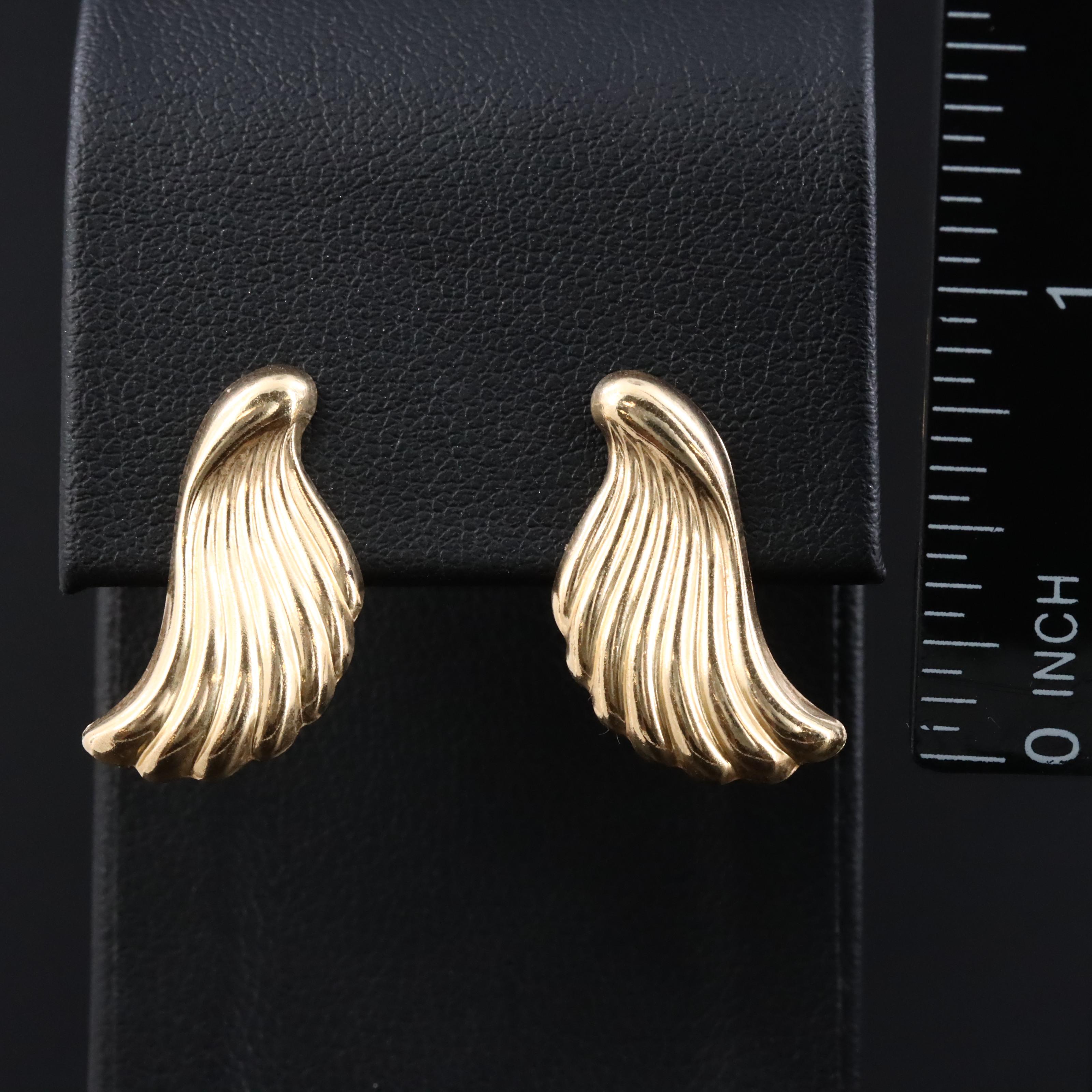 14K Wing Earrings