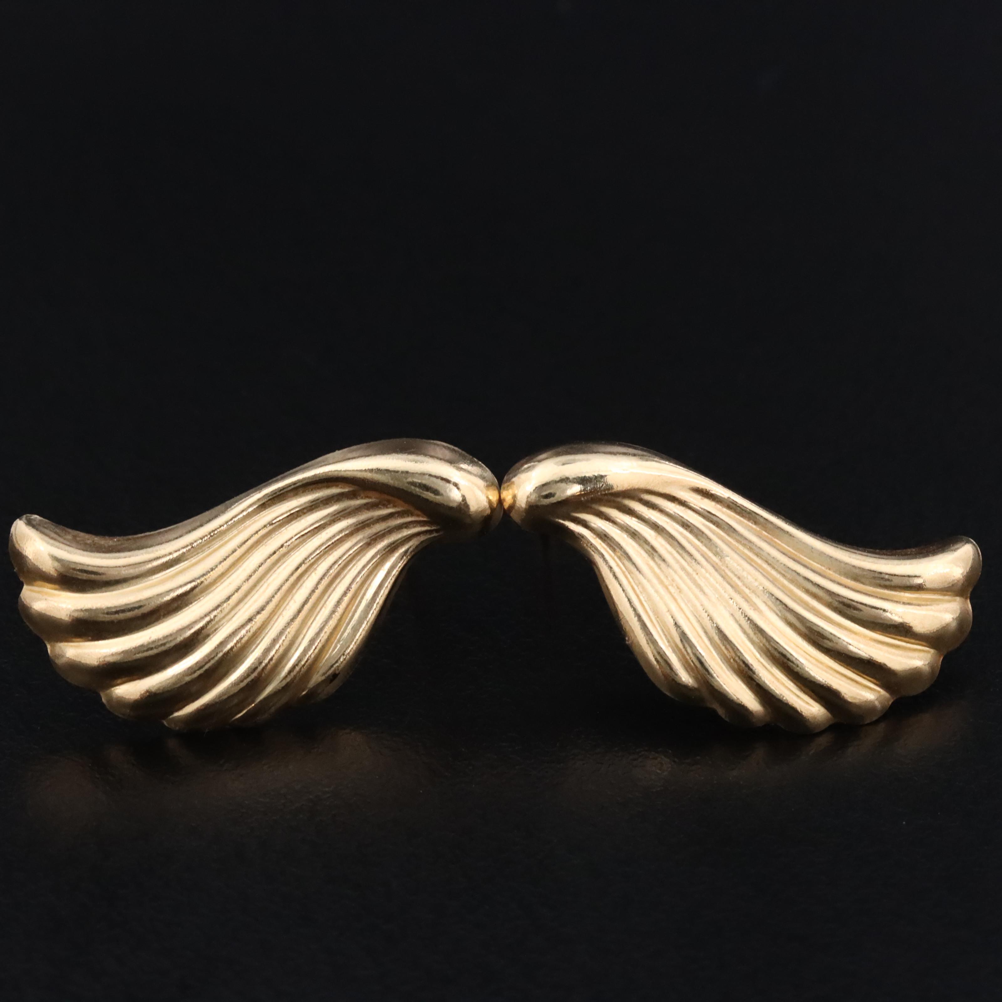 14K Wing Earrings
