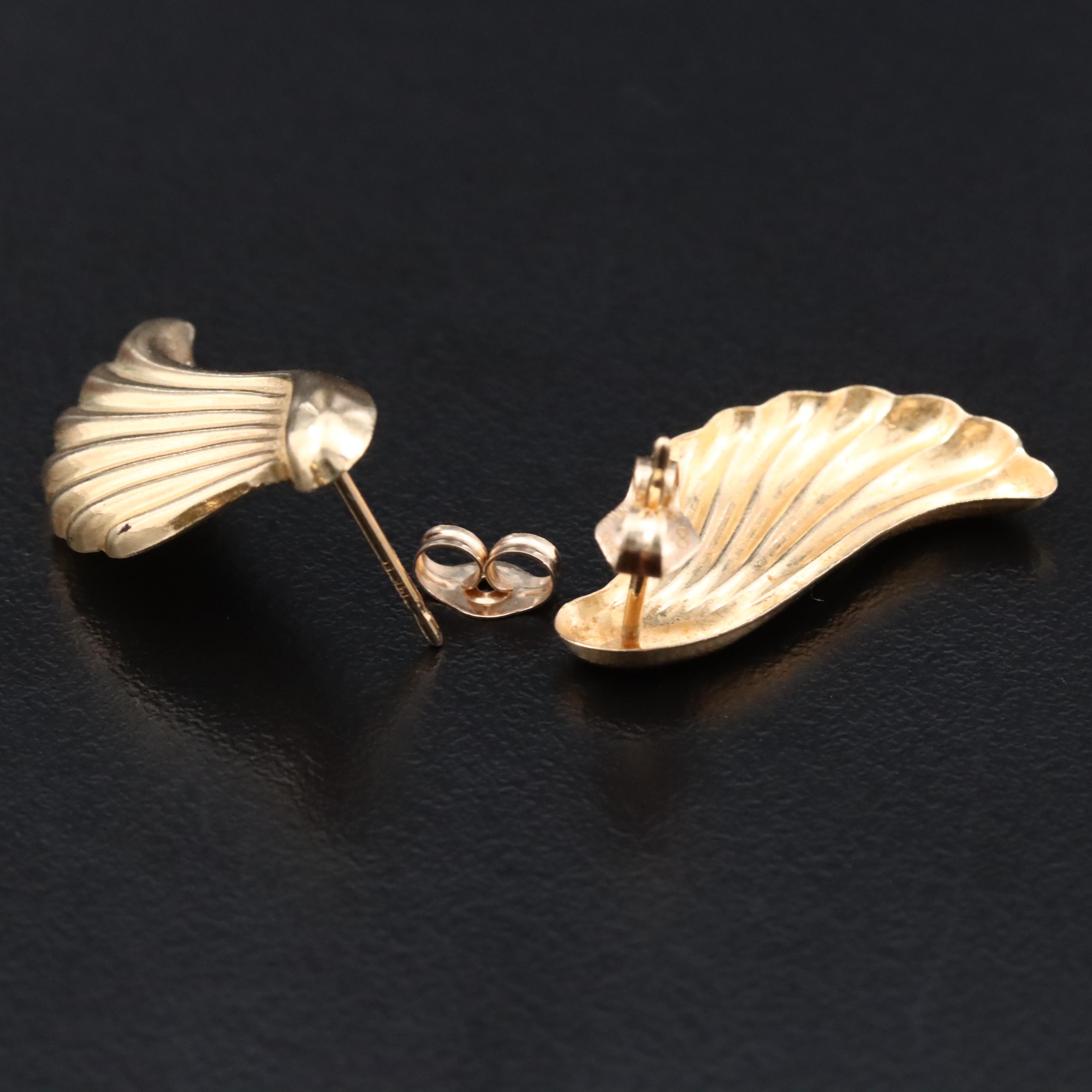 14K Wing Earrings