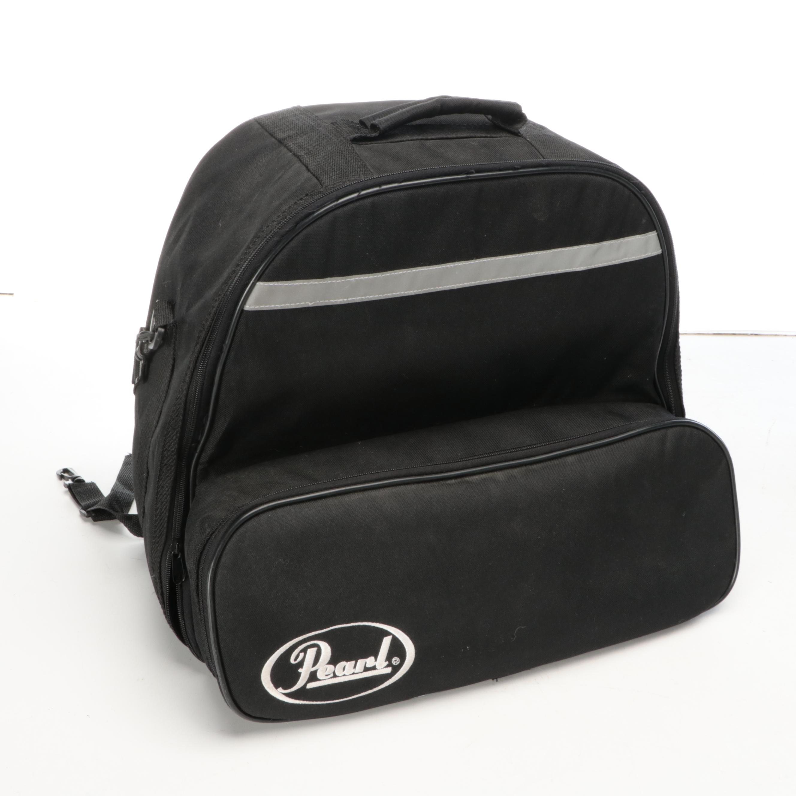 Pearl Steel Shell Snare with Evans Drum Head and Stand