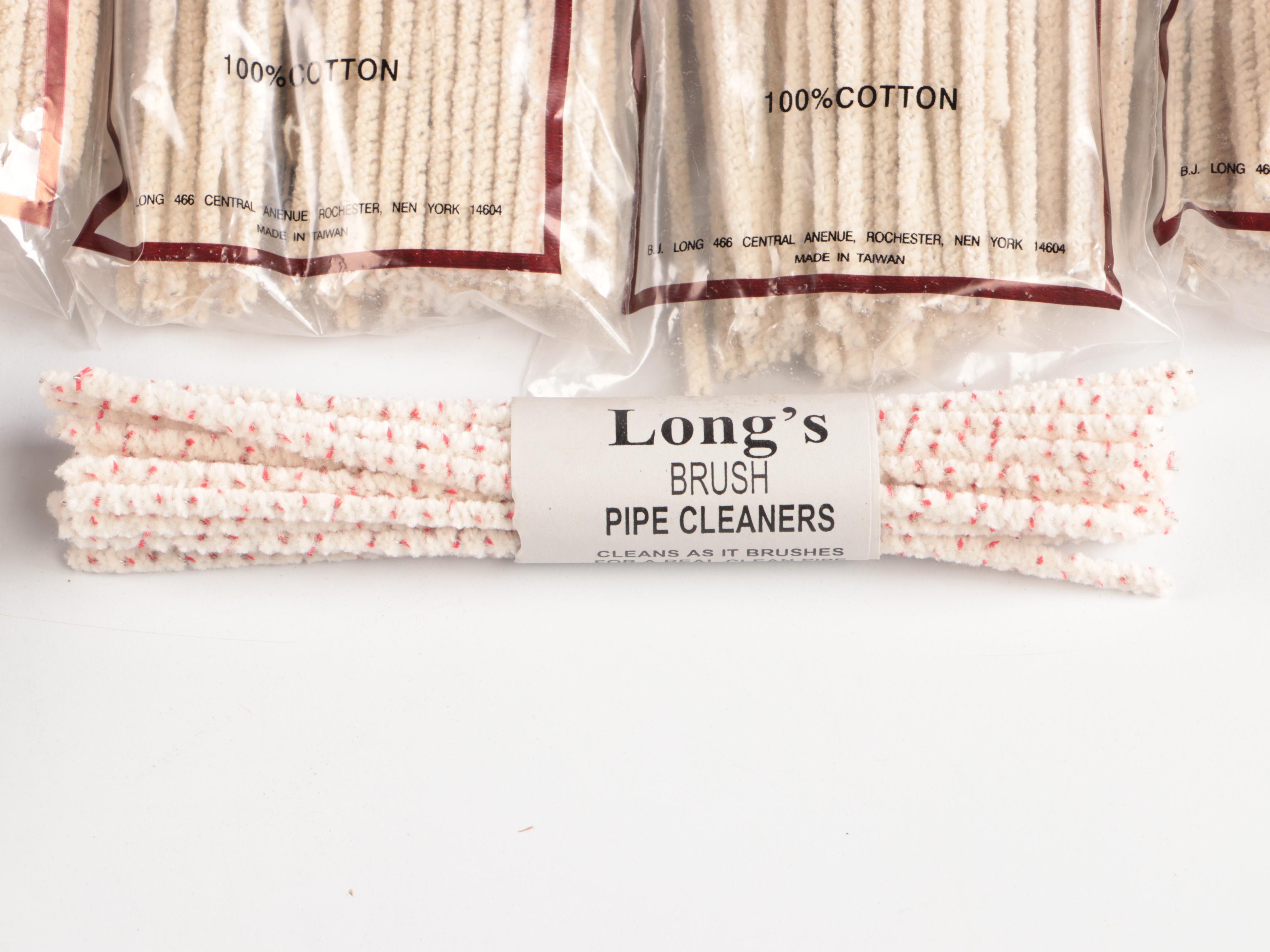 BJ Long with Other Pipe Cleaners, Pipe Holder, Ashtray, Humidor and More