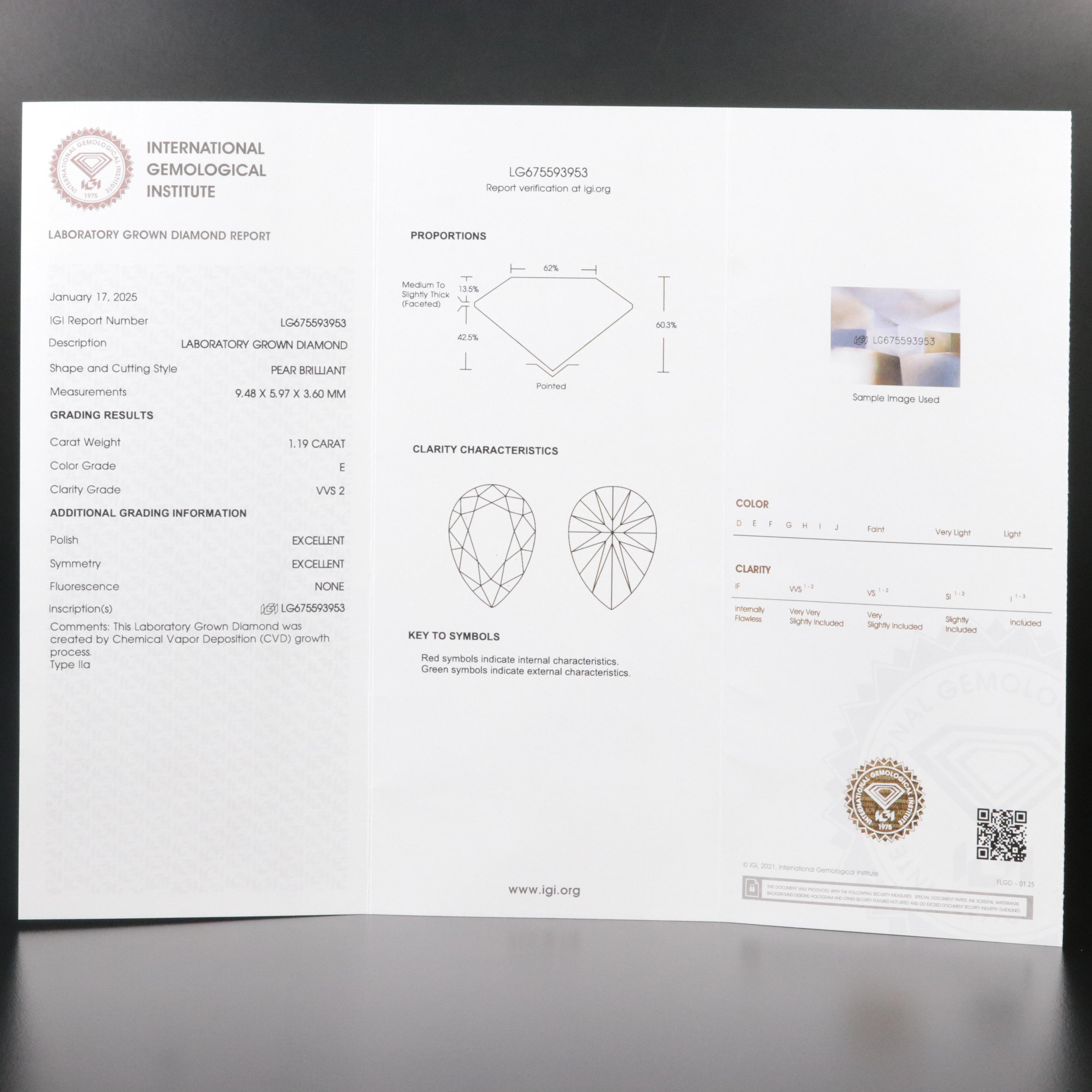 14K 3.39 CTW Lab Grown Diamond Toi et Moi Ring with IGI Reports